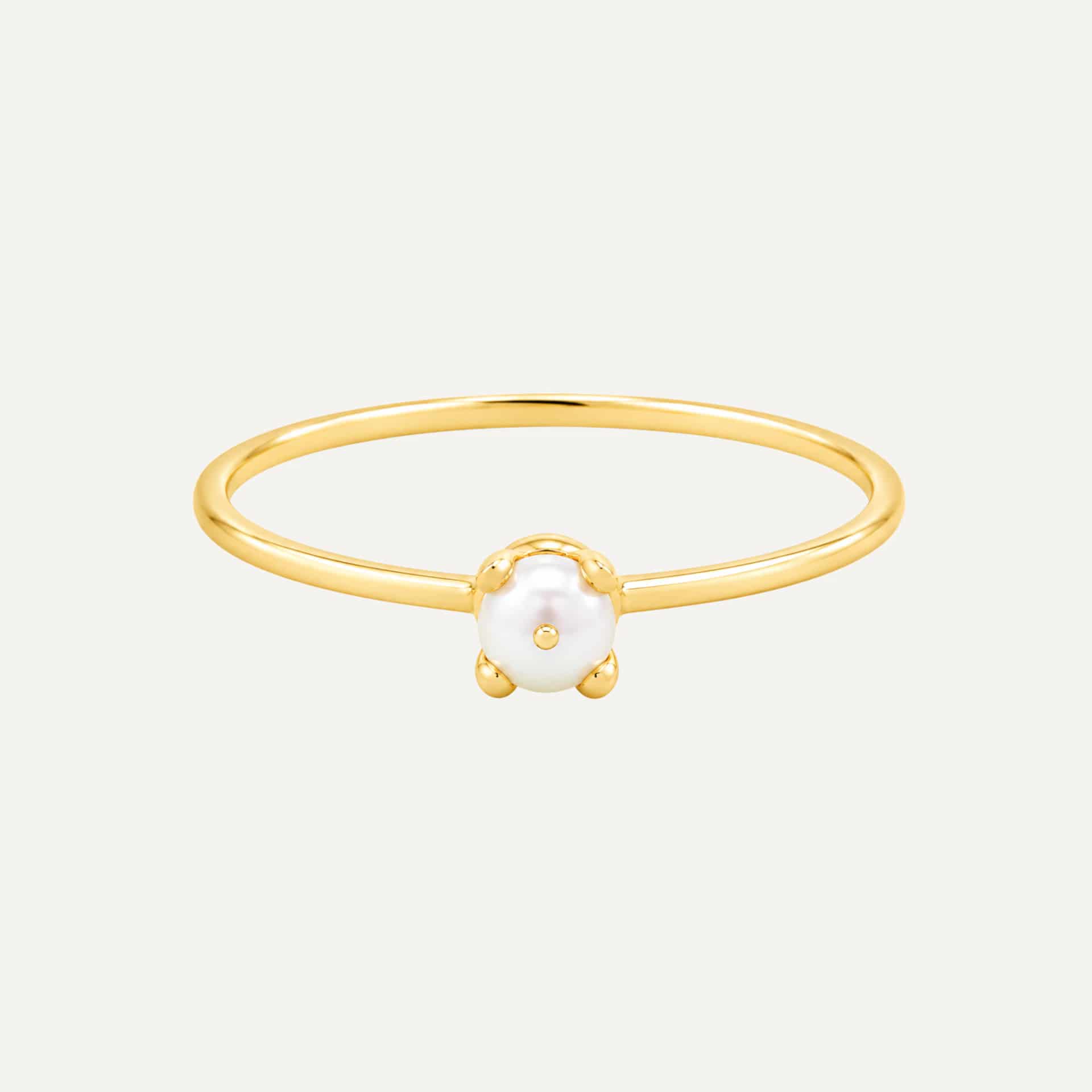 Anillo Birthstone liso - miniatura 3