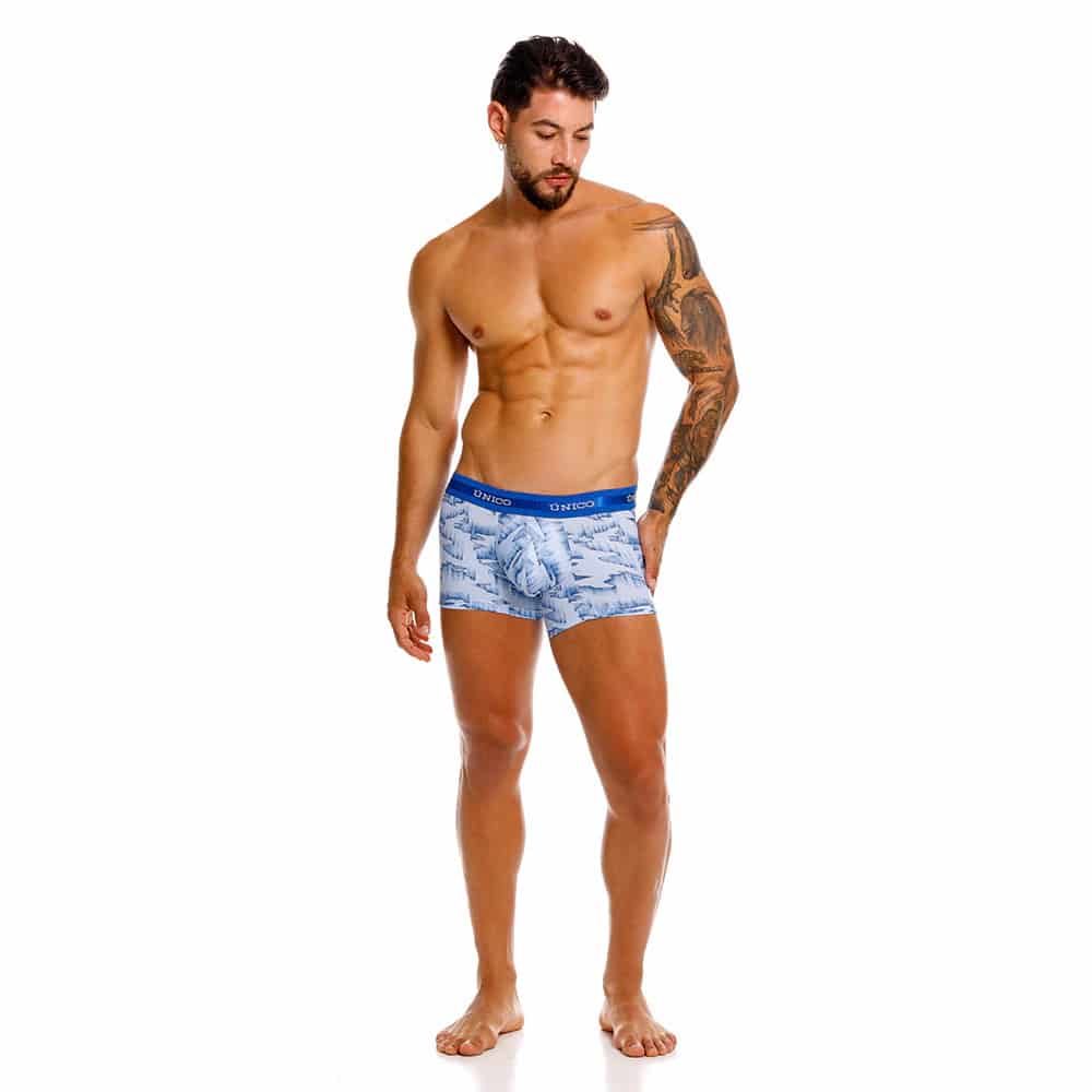 BOXER CORTO BULEVAR AZUL - miniatura 2