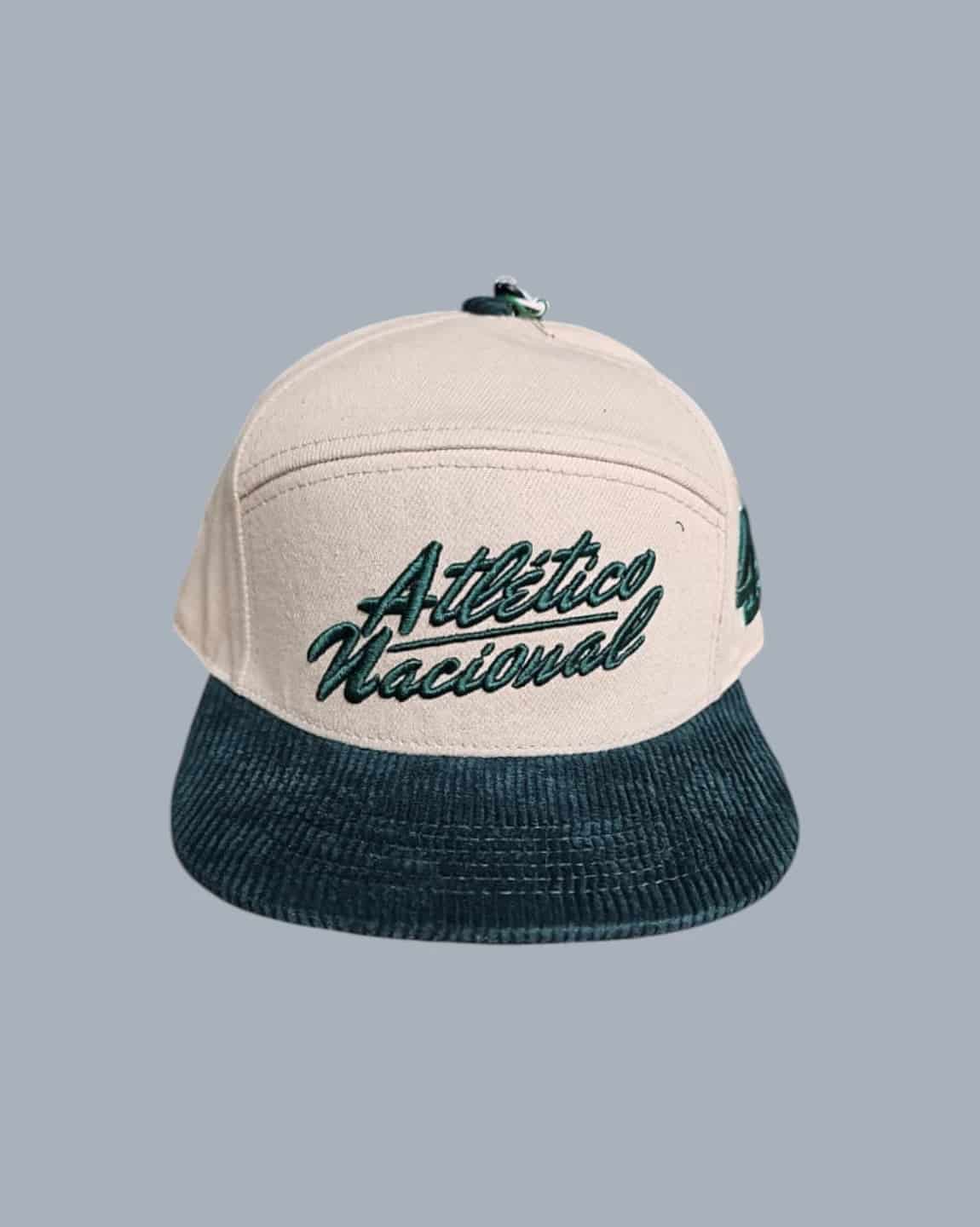 GORRA MARFIL PLANA CORDOROY ATL NACIONAL - miniatura 1