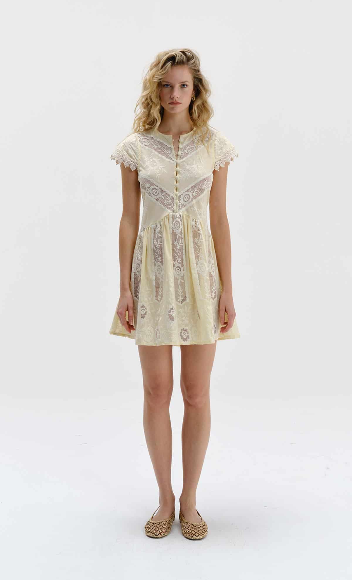 Vestido corto Almendra - miniatura 1