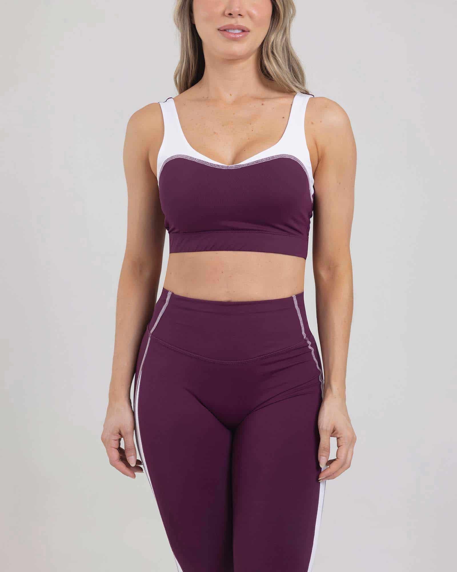 Top sisa vino burgundy sunset flow tropi FIBER - miniatura 2