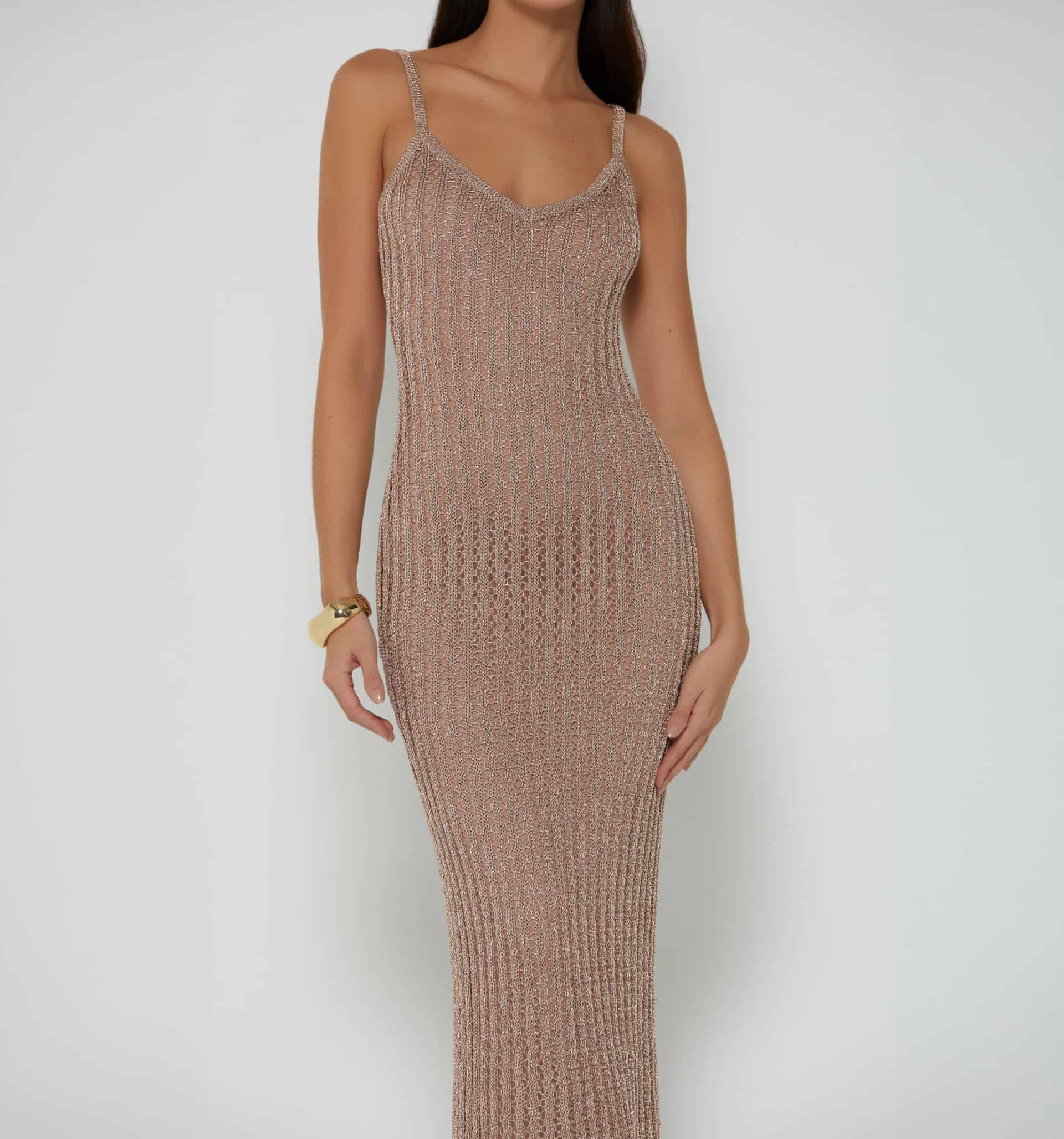Vestido para mujer de tejido abierto - miniatura 4