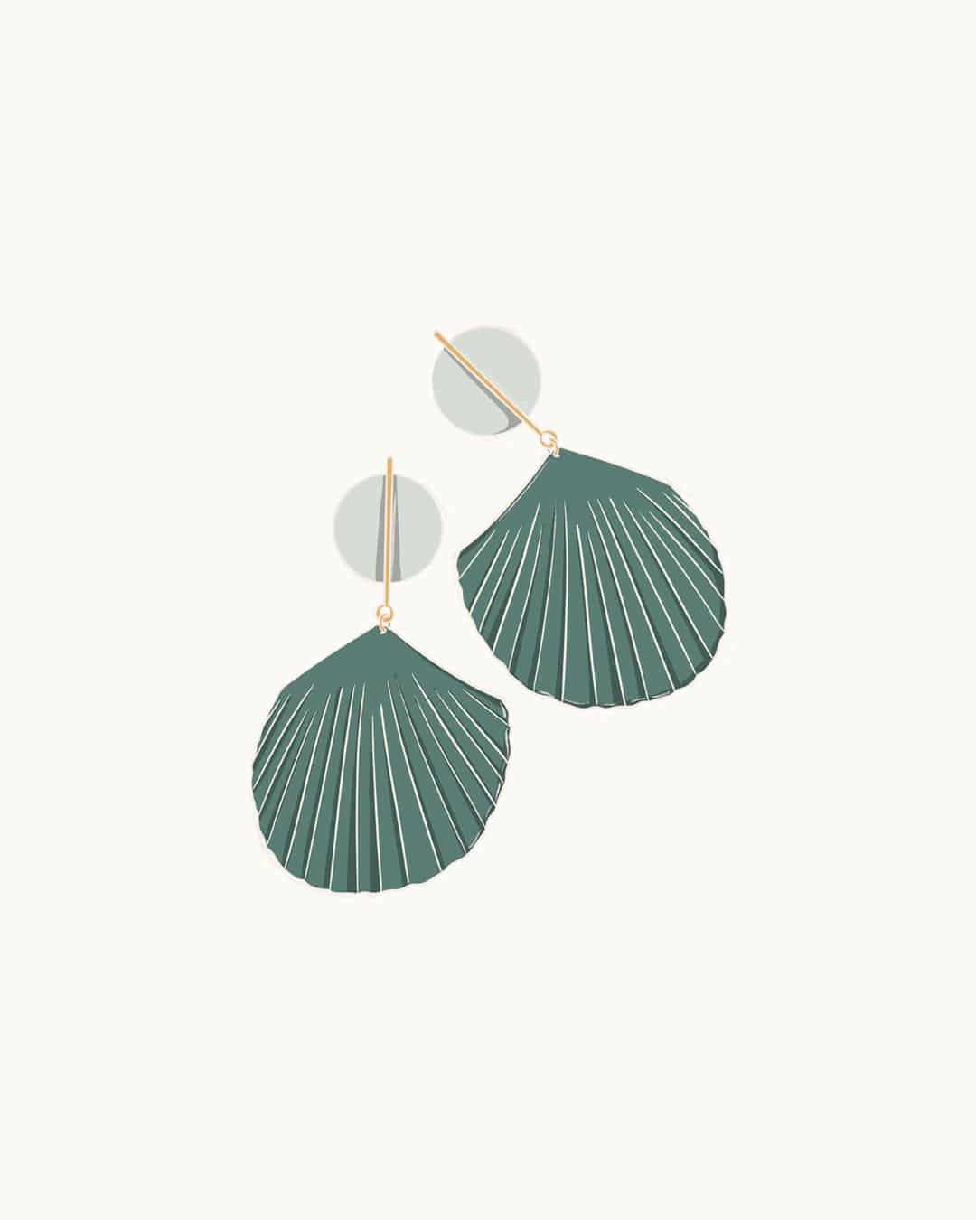 Concha Earrings - miniatura 1