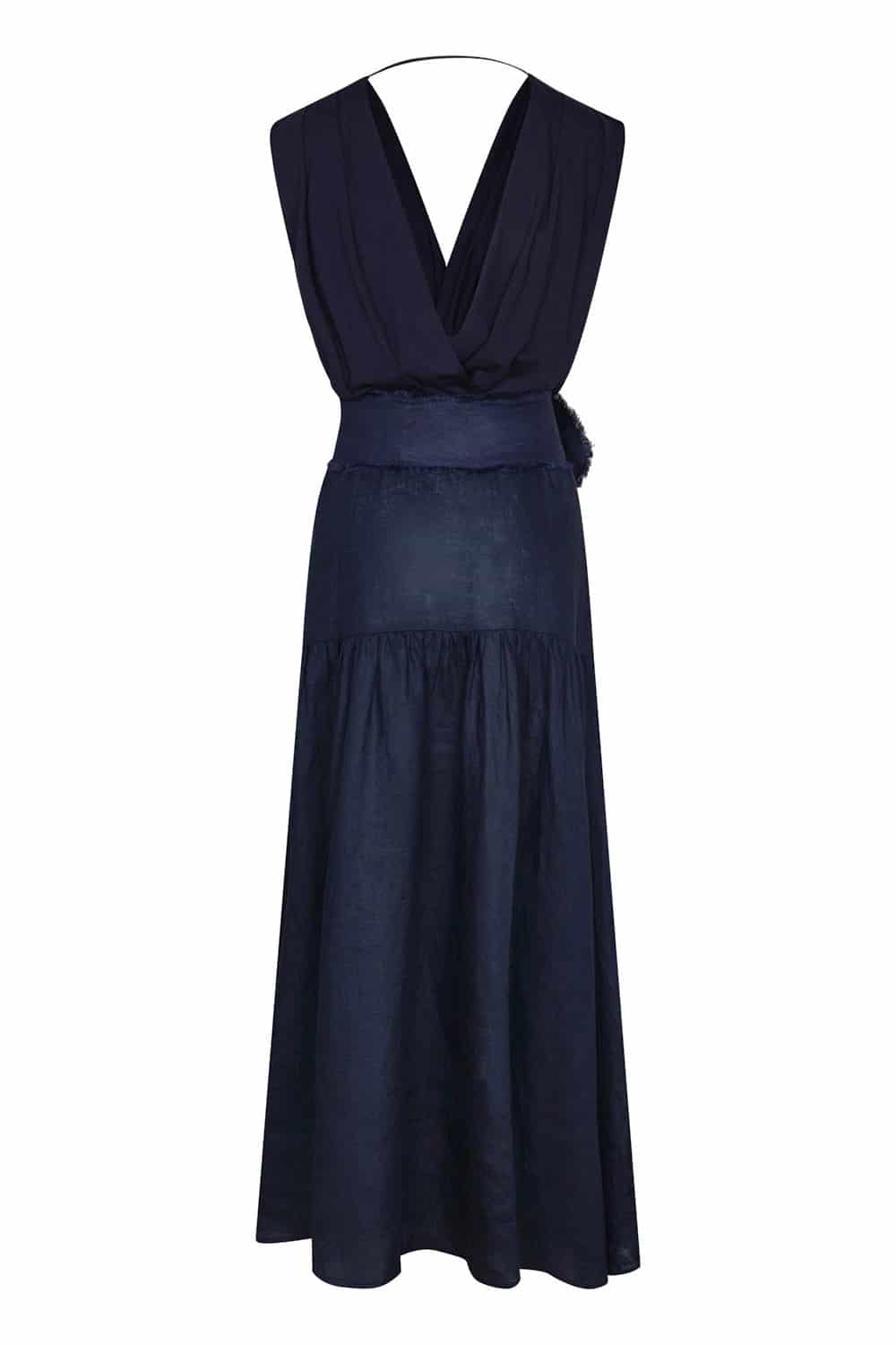 Vestido vasco azul navy - miniatura 6