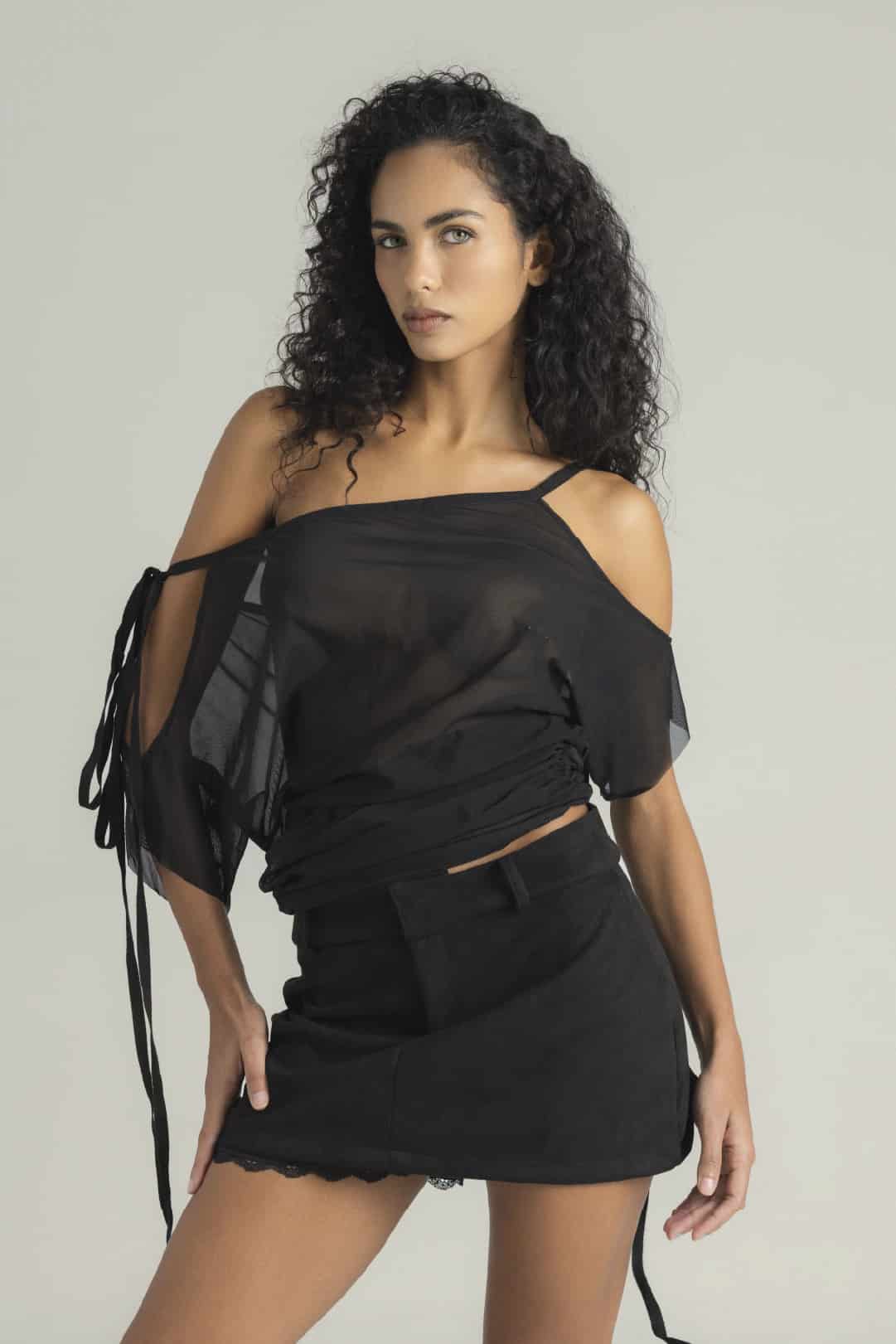 FALDA SHORT VICTORIA NEGRO - miniatura 4