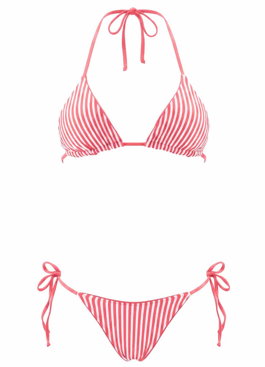Maaji Radiant Pink Balmy Sliding Triangle Bikini Top - miniatura 9
