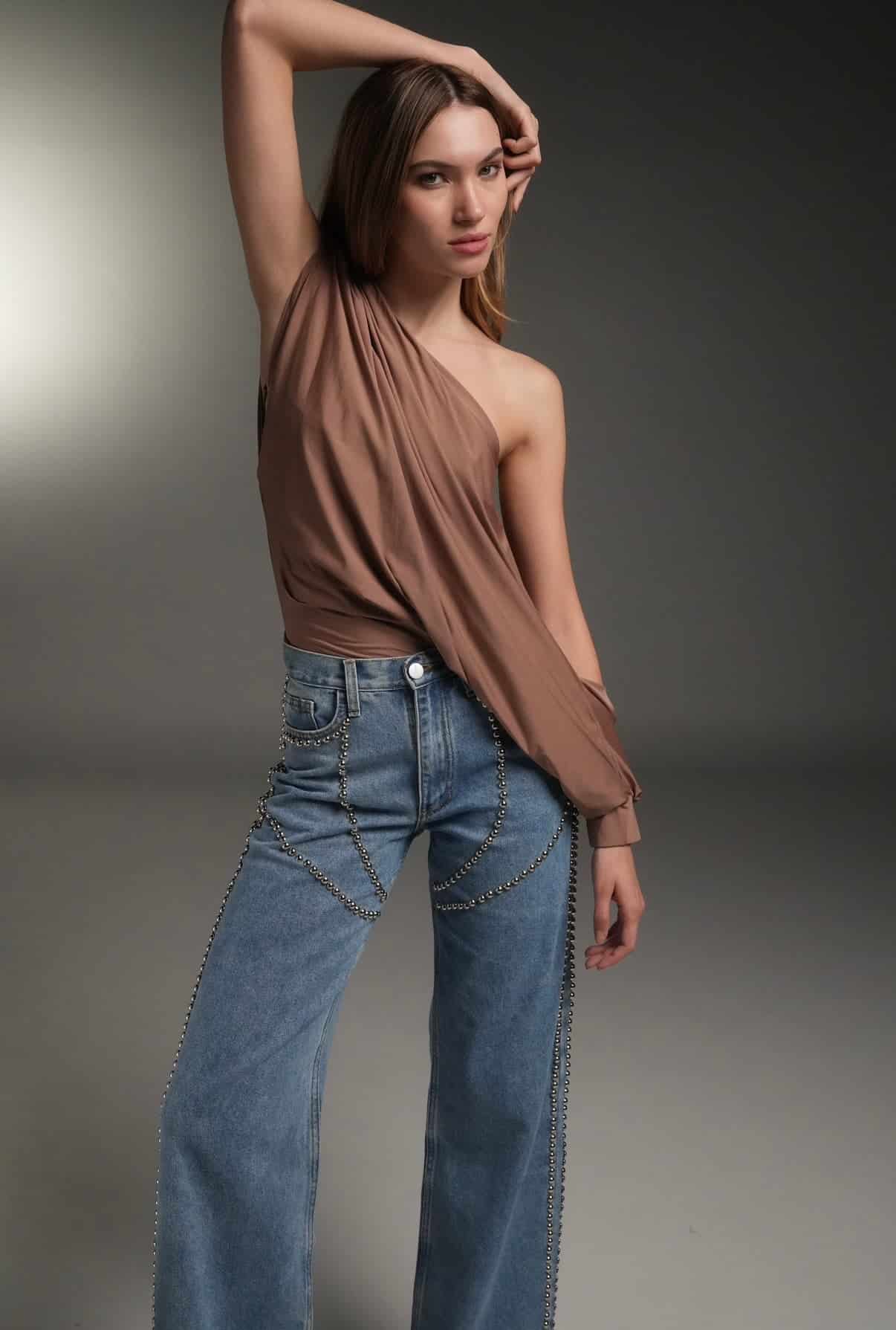 STUDDED JEANS - miniatura 3