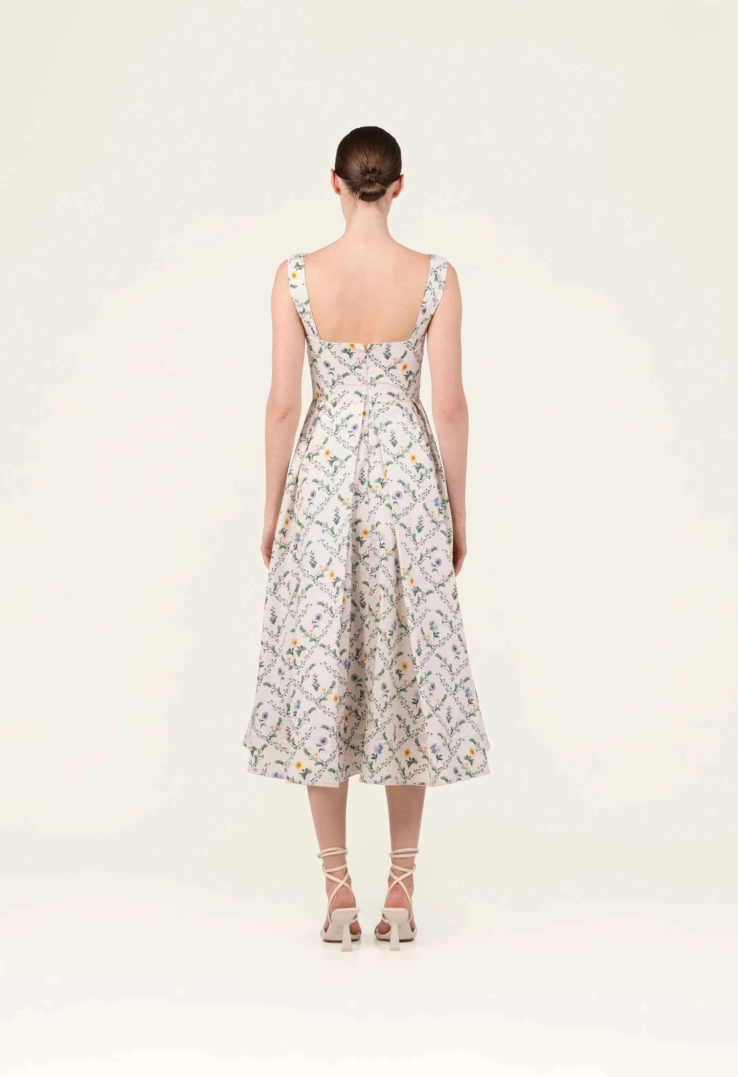 Alcaparra Brisa  Midi Dress - miniatura 6