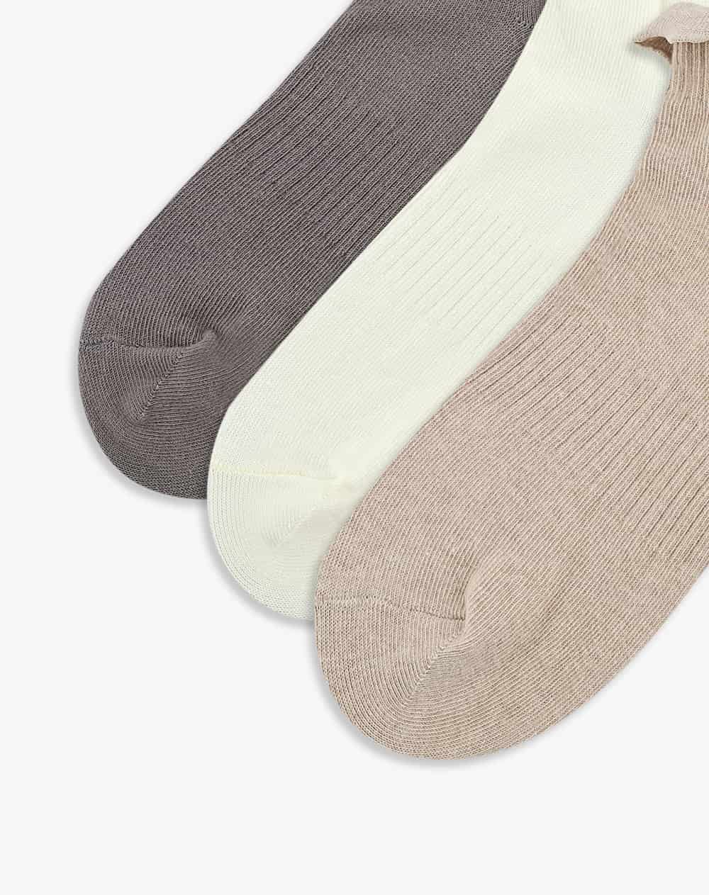 Medias mujer tobillera pack x3 surtido - miniatura 3