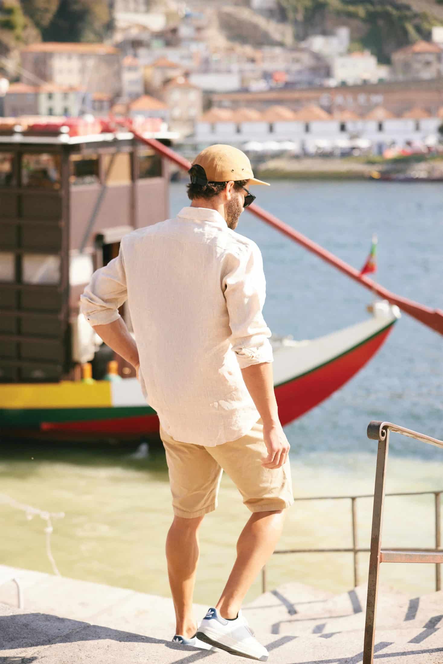 CAMISA LINO BEIGE - miniatura 3
