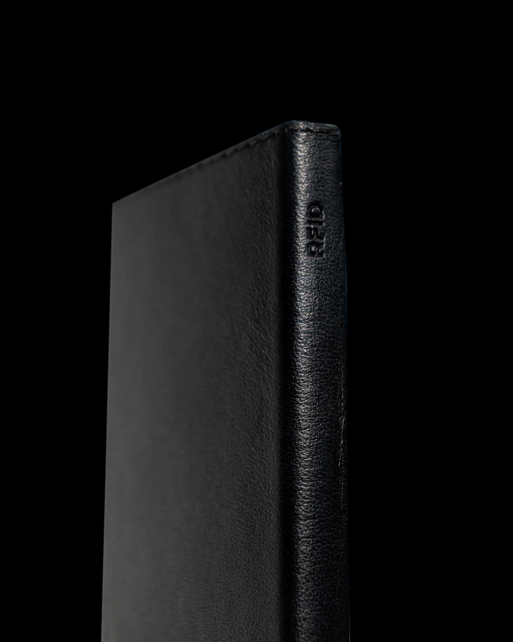 Billetera OneClick (Negra-Roja) — Con Grabado de Iniciales - miniatura 3