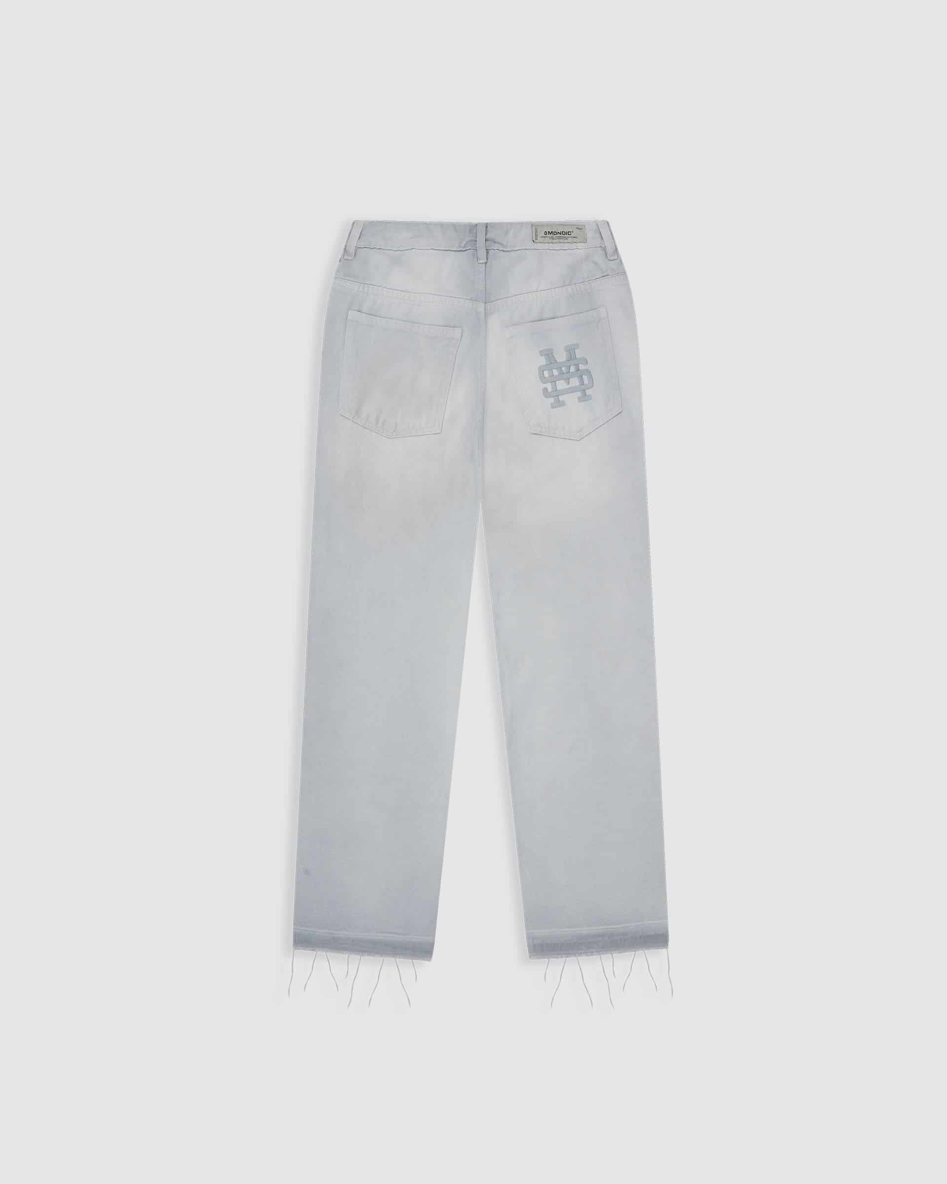 Flared Pants - Gris Claro Desgastado - miniatura 8