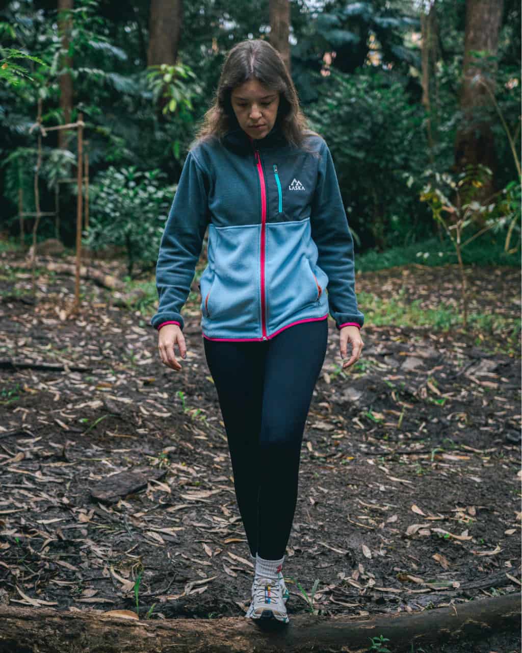 Fleece Jacket Mujer Gris - miniatura 2