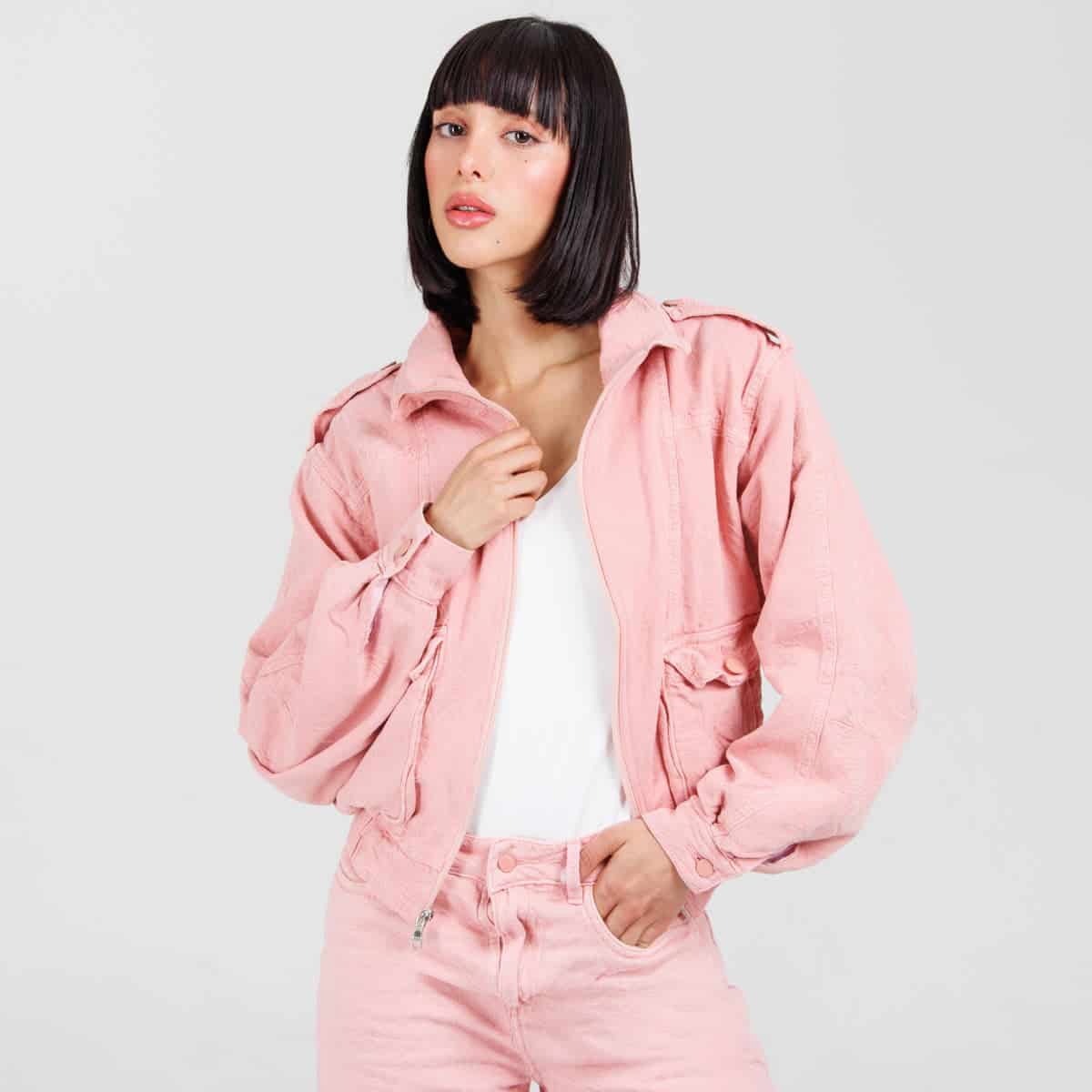 Jean Wide Leg Rosa Ax-3129 Rigido Premium - miniatura 4
