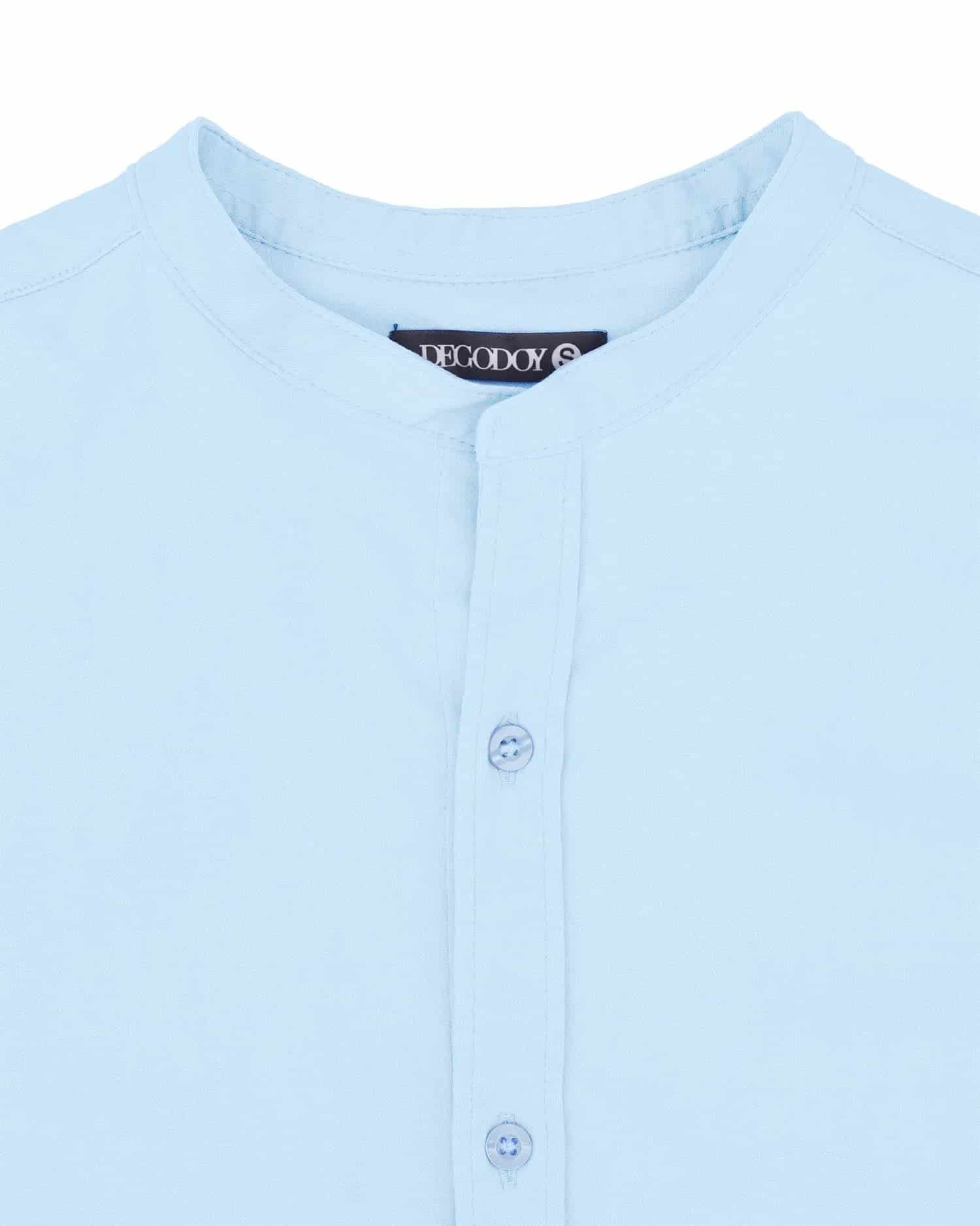 Camisa Oxford Celeste - miniatura 3