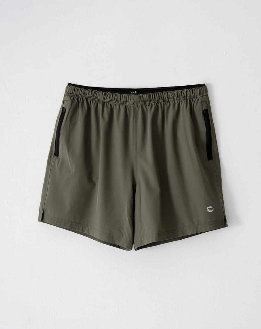 Pantaloneta deportiva café hombre - miniatura 1