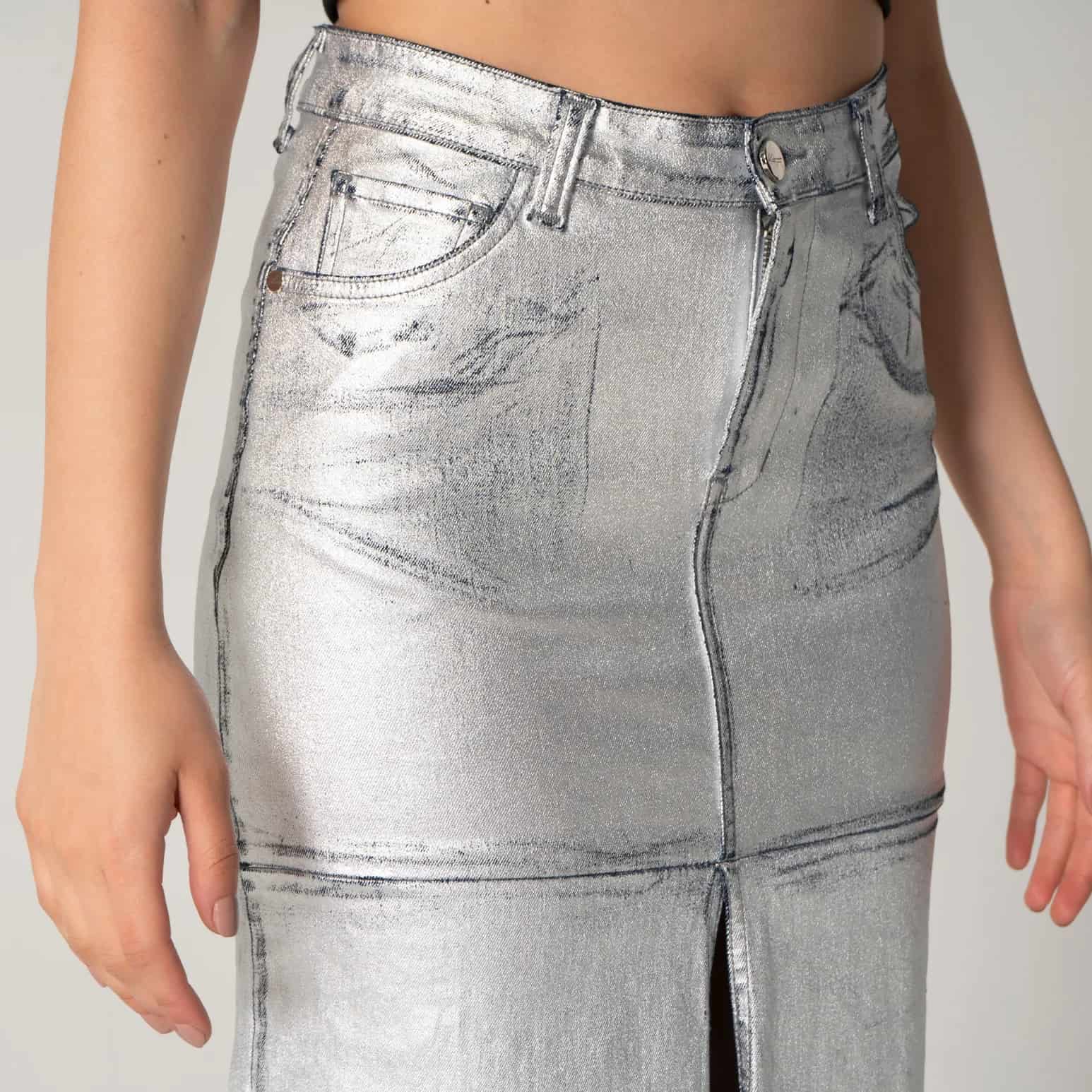 Falda Larga Denim Shn - miniatura 5