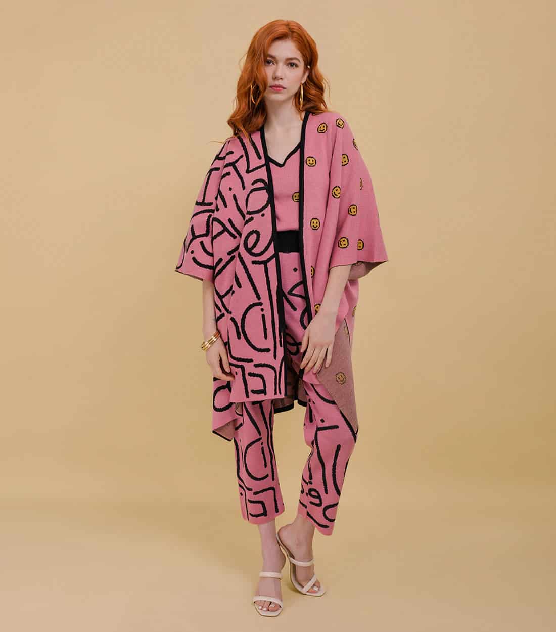 Poncho Alegria Rosa - miniatura 1