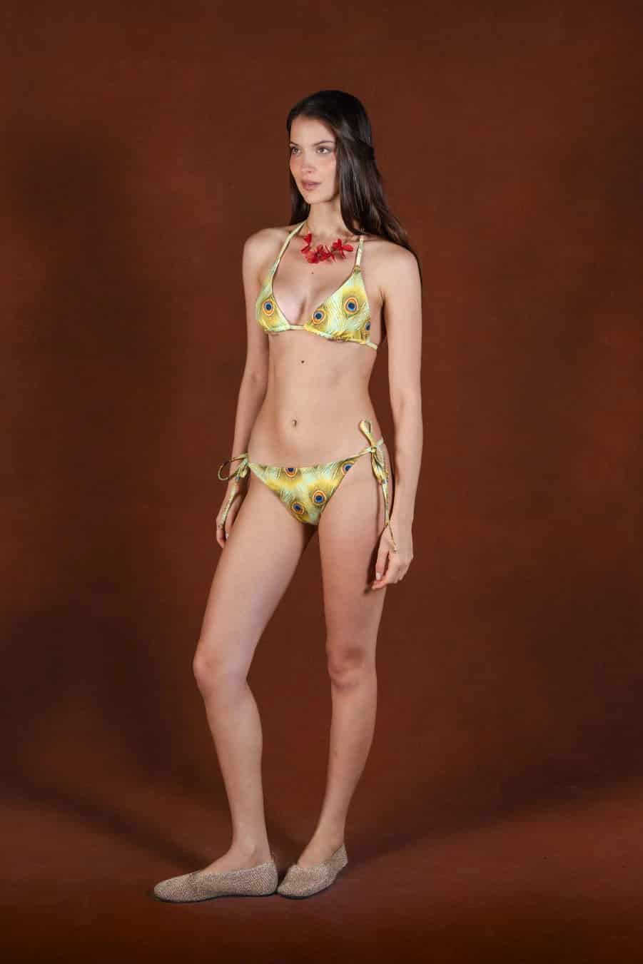SACRA Women's Polyester Bikini Bottom Light Blue - miniatura 1