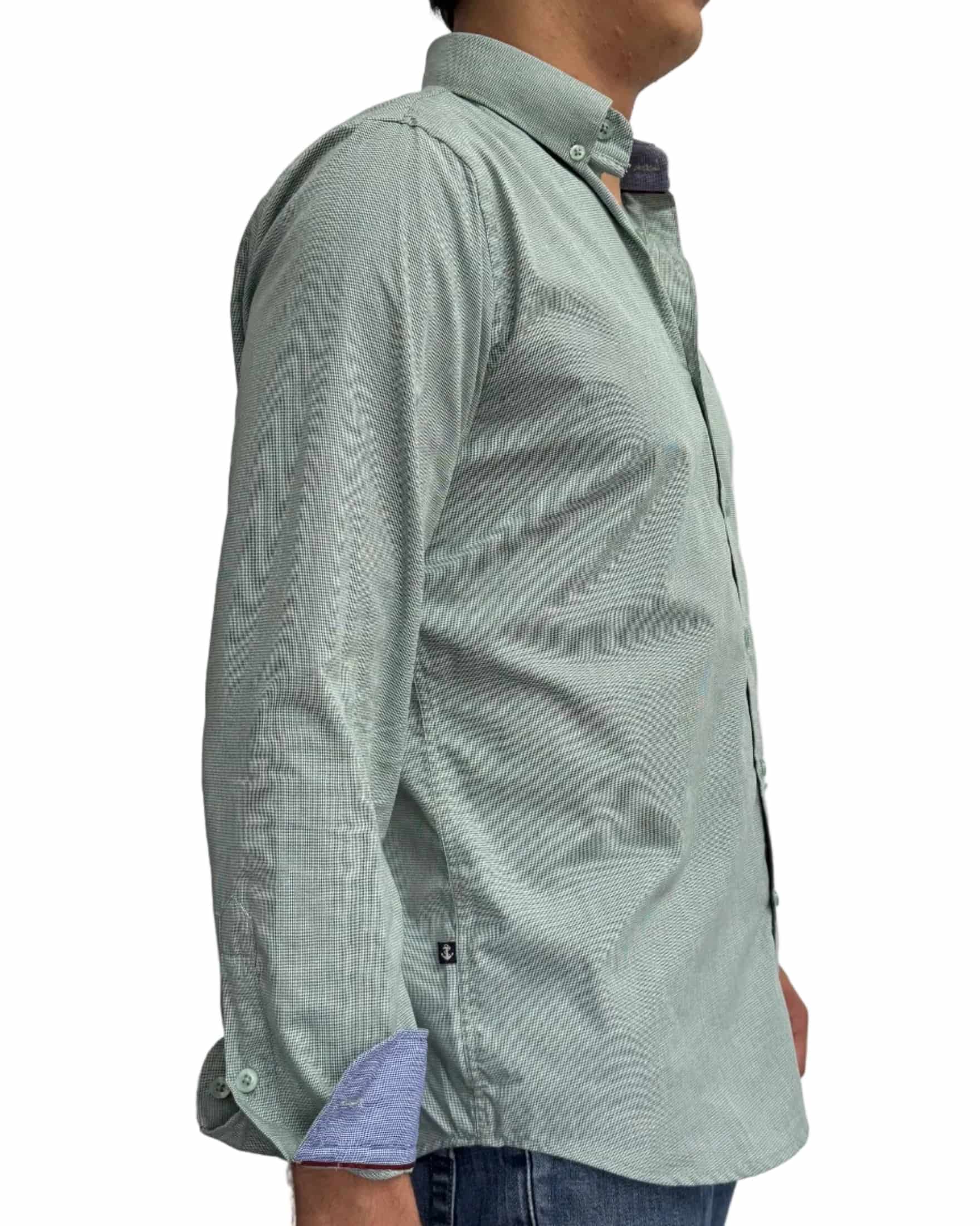 Camisa Punteado Verde - miniatura 4