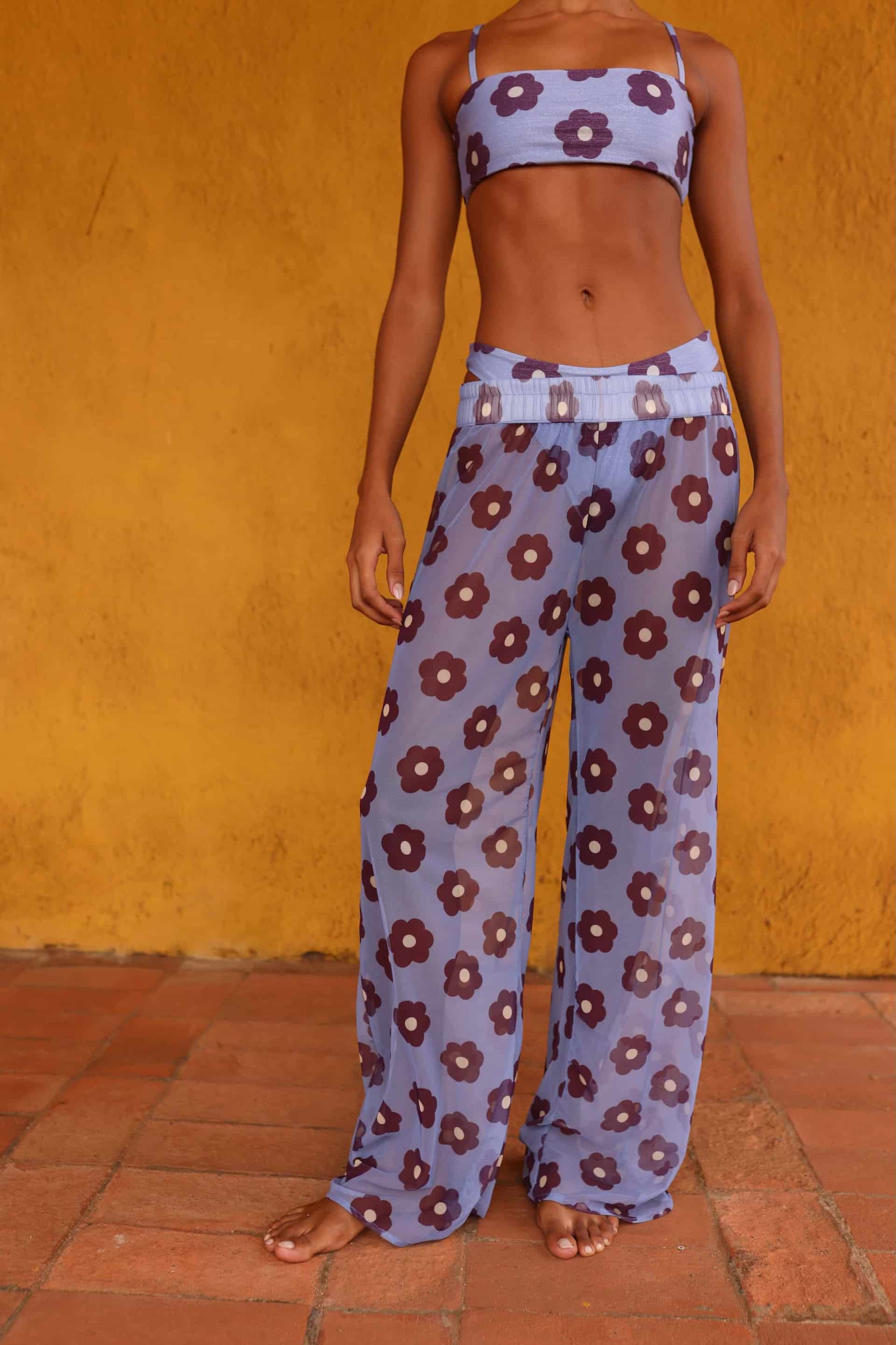 Pantalon Mini Flowers - miniatura 1