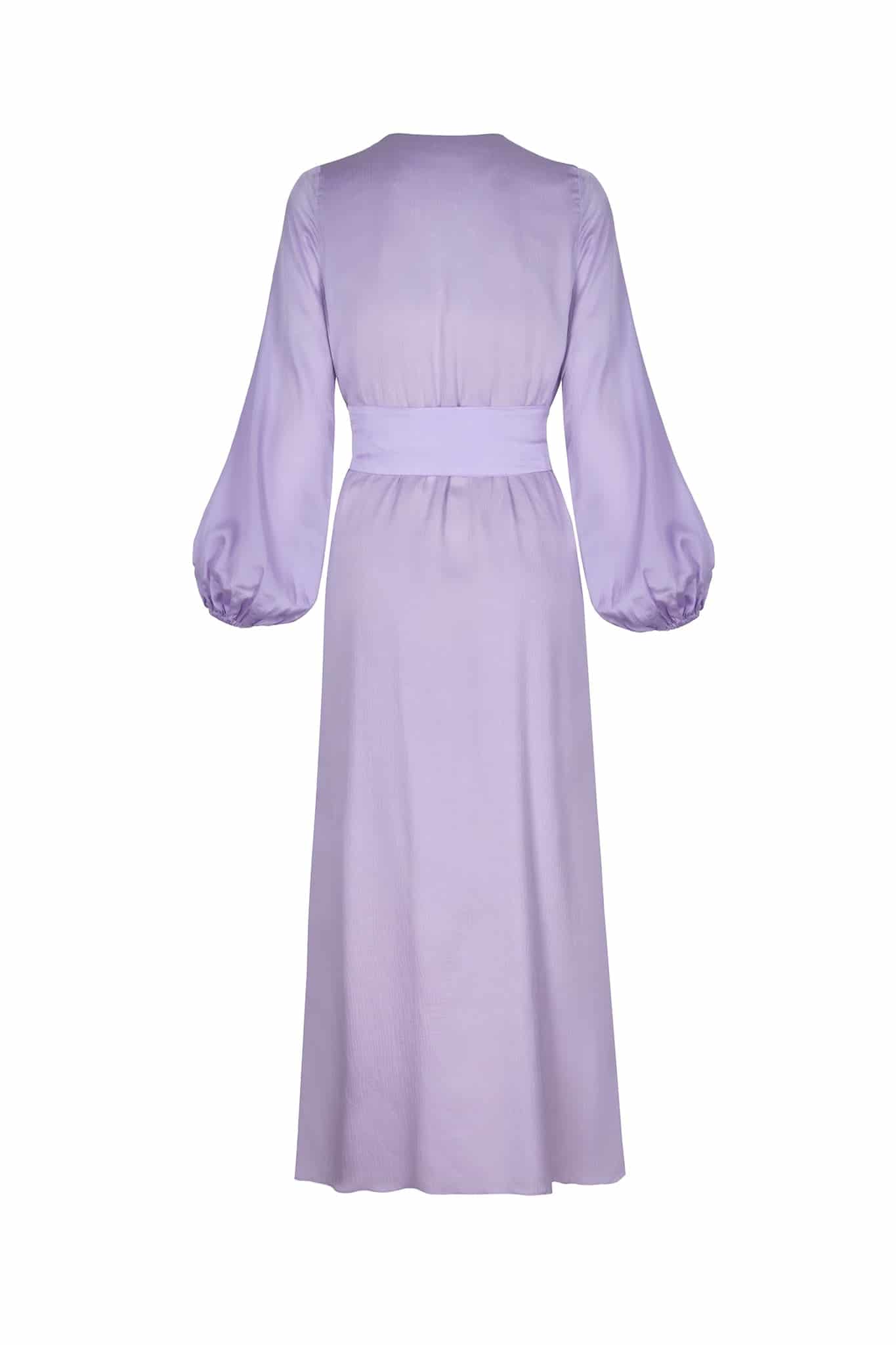 Tertulia Martellato Silk Maxi Dress / Lila - miniatura 3