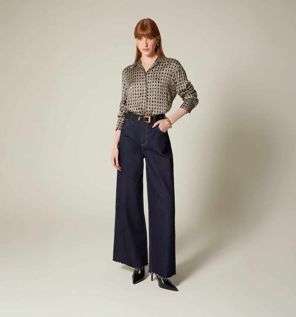 Blusa camisera manga larga - miniatura 2