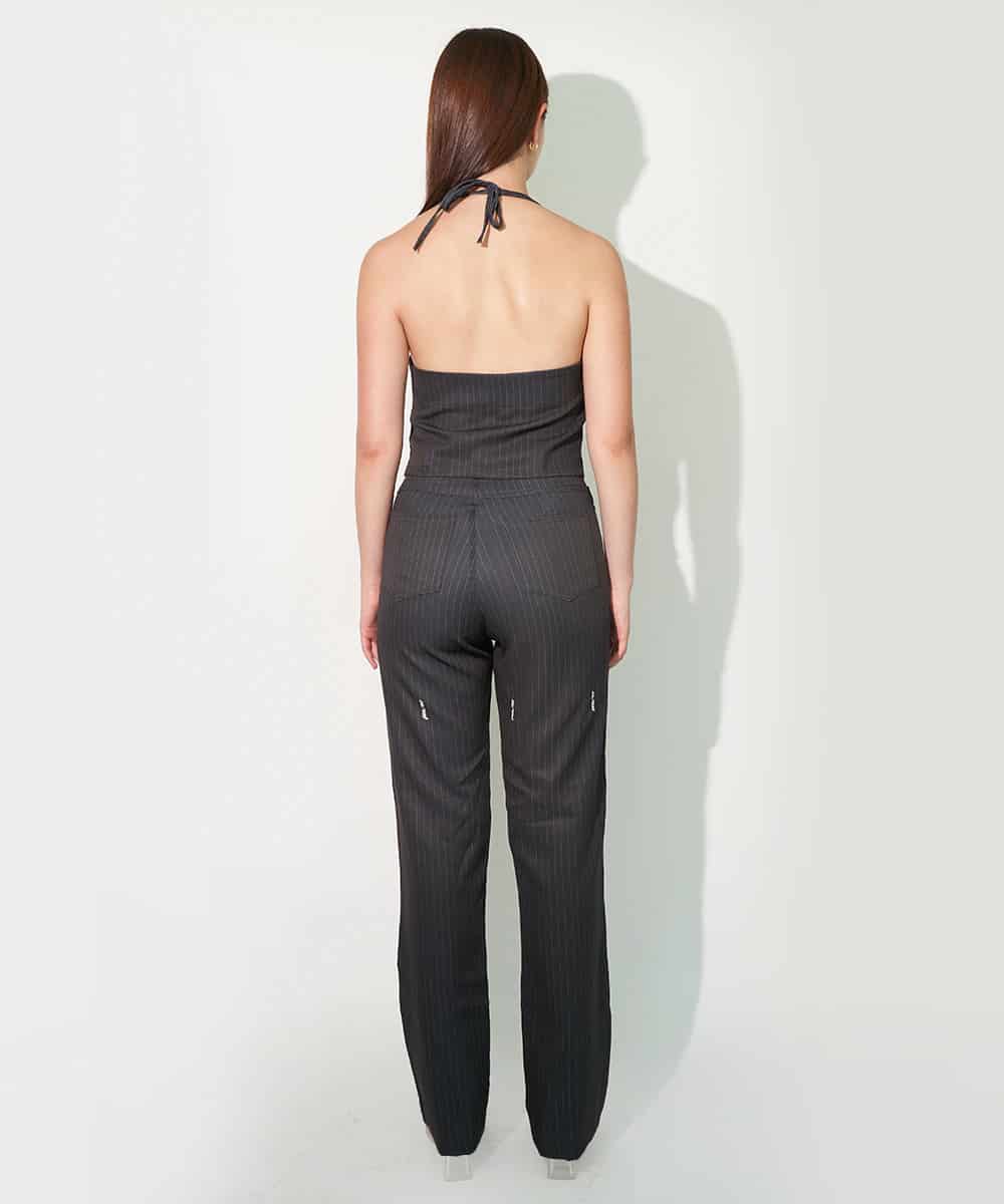 Howdy Pants in Black Pinstripe - miniatura 3