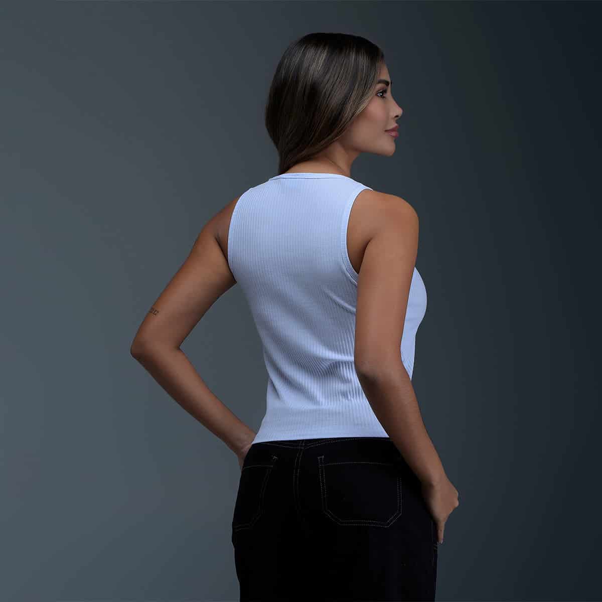 Blusa Blanca Mujer - miniatura 2