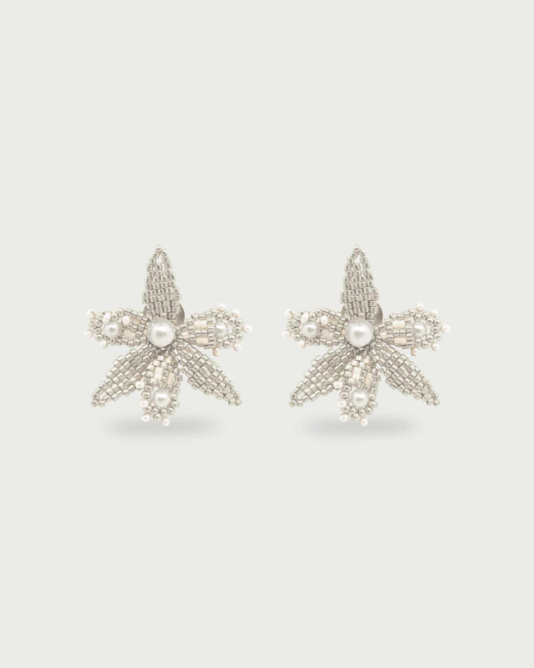 Aretes Orquídea Miyuki - miniatura 1