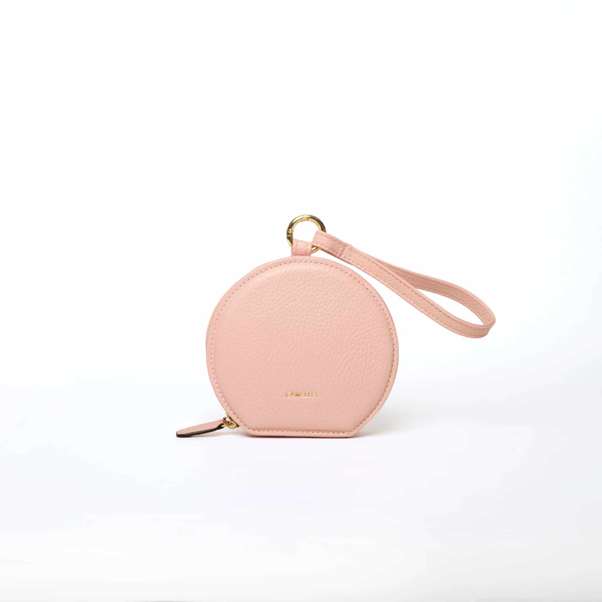 SCOOP LARGE rosado pastel con Strap dorado - miniatura 2