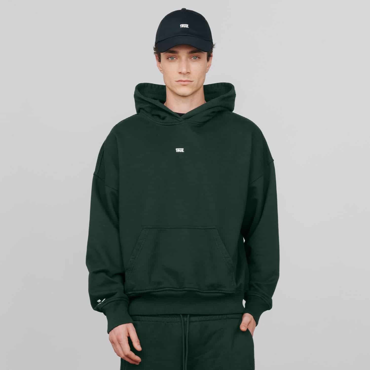 True Classic Hoodie - Pine Green - miniatura 2
