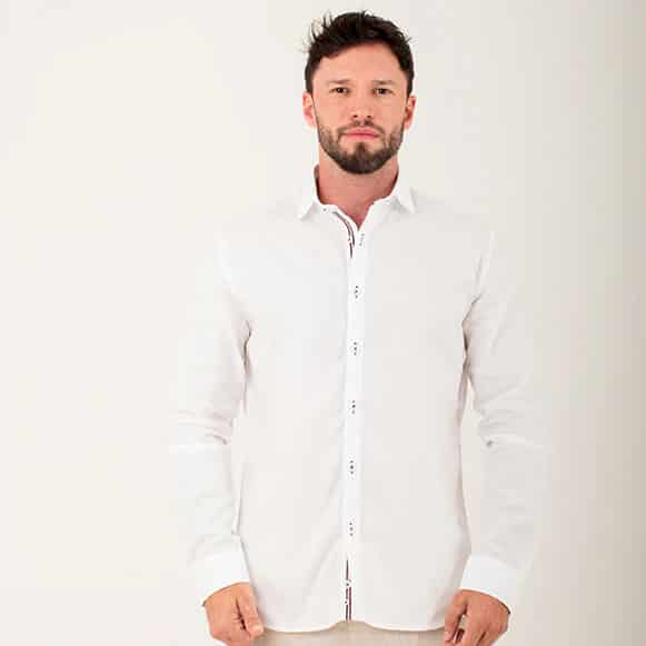CAMISA ML 100% ALGODON HOMBRE - miniatura 7