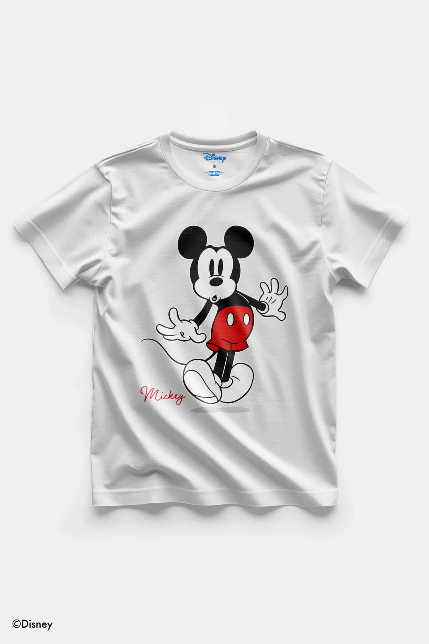 T-Shirt Blanca Mickey Mouse - miniatura 4