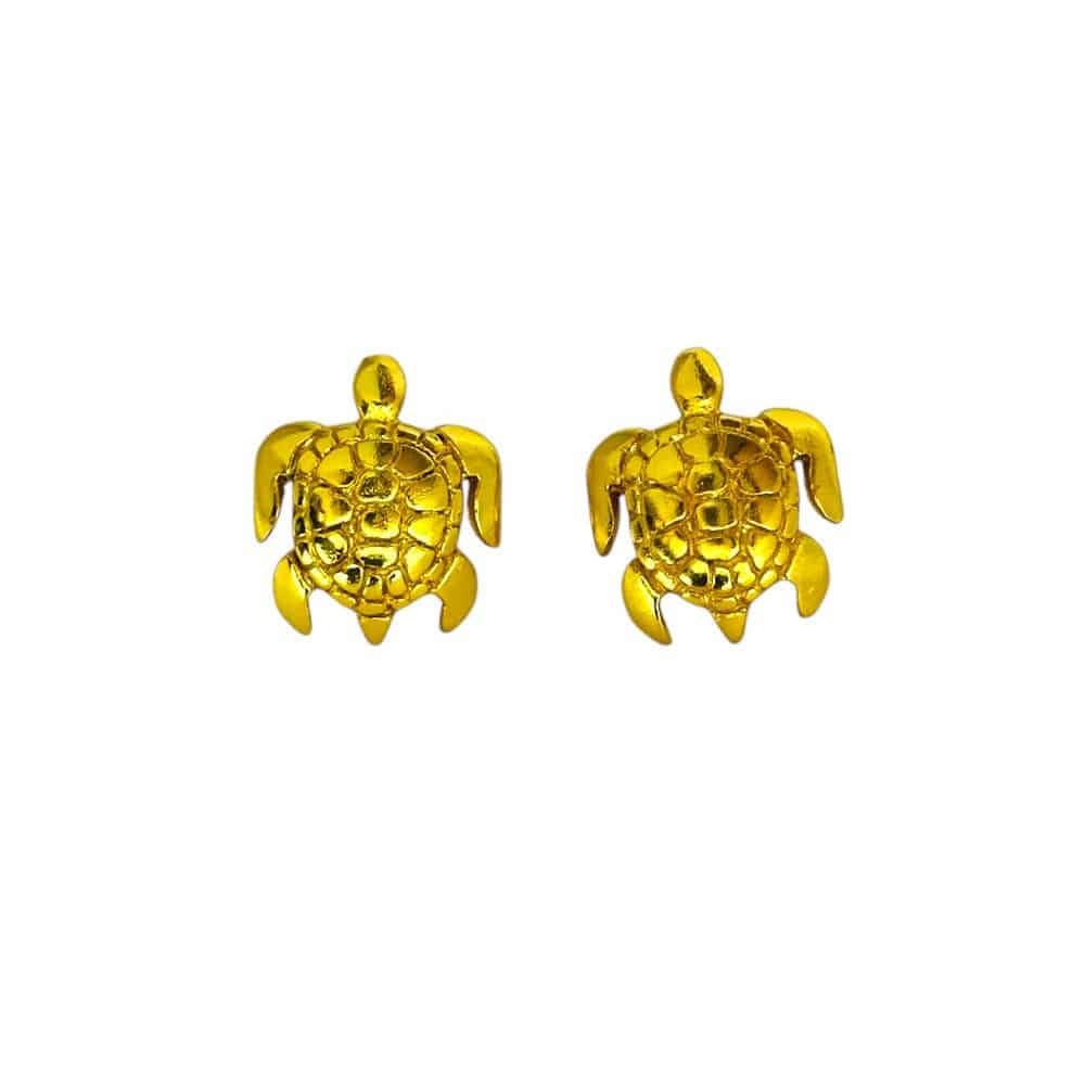Aretes mini tortuga - miniatura 2