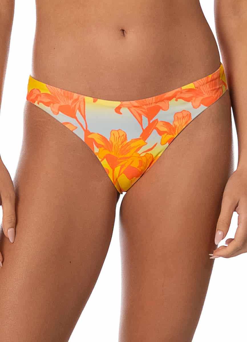 Maaji Golden Lily Sublimity Regular Rise Classic Bikini Bottom - miniatura 2