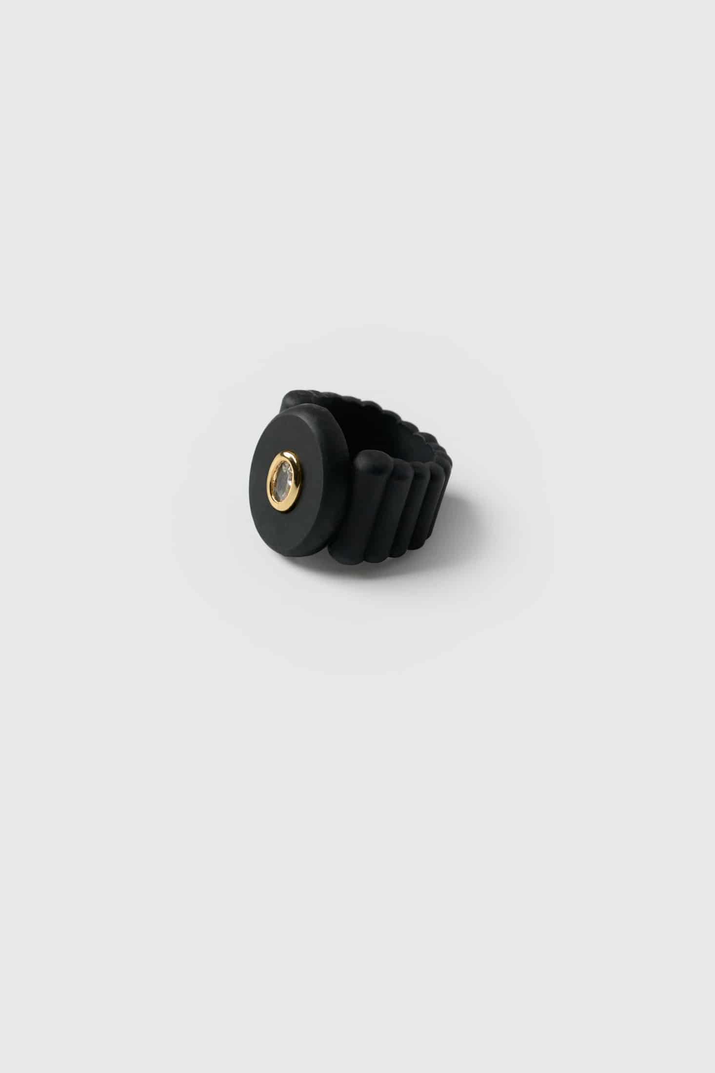 LIQUORICE - COCKTAIL RING - miniatura 1