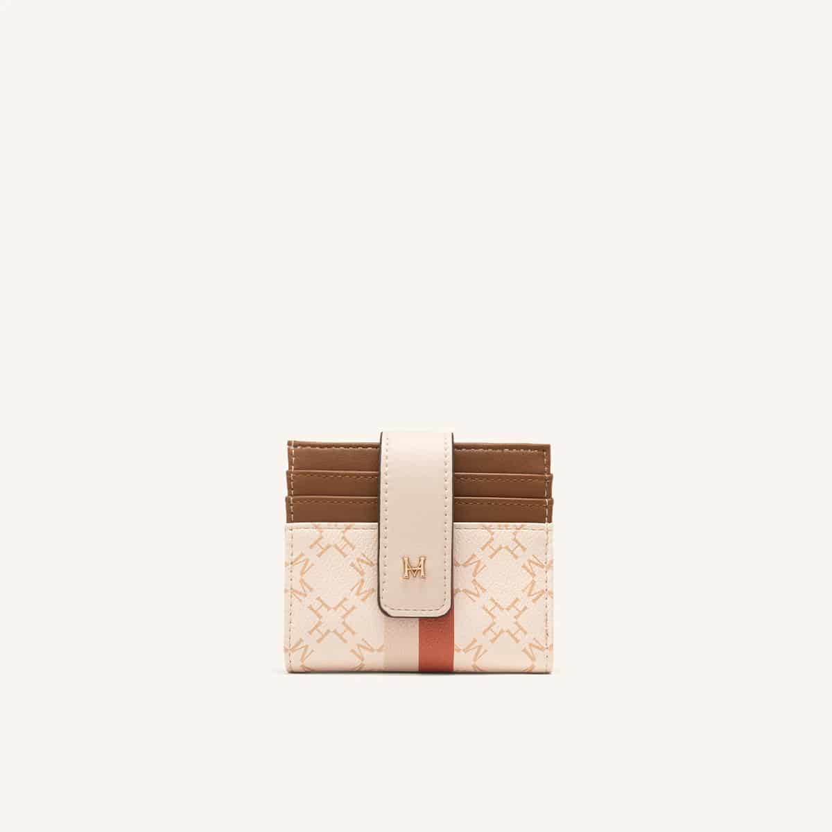 Tarjetero Broche Kai Beige Kroma - miniatura 1