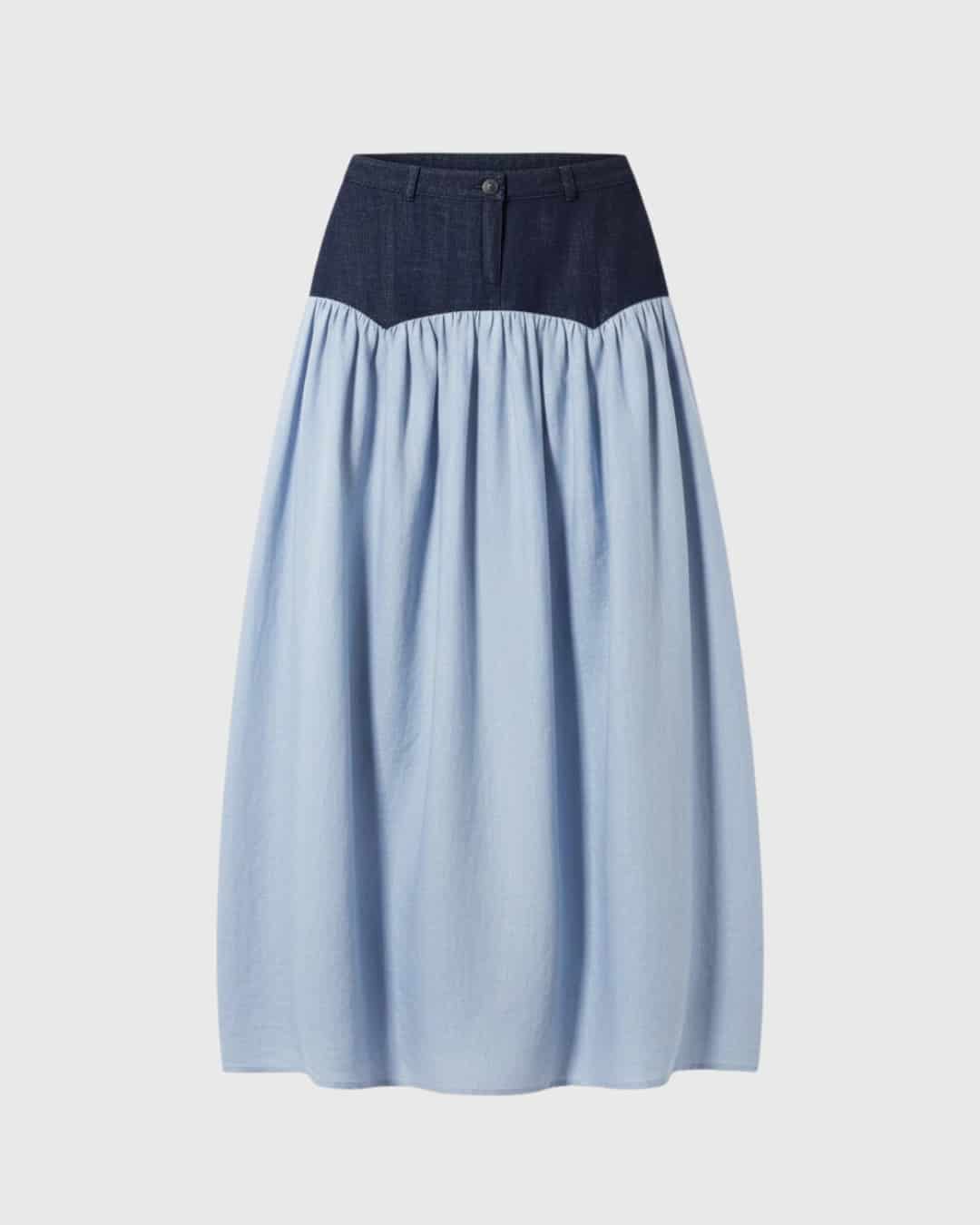 SAND DENIM SKIRT - miniatura 1
