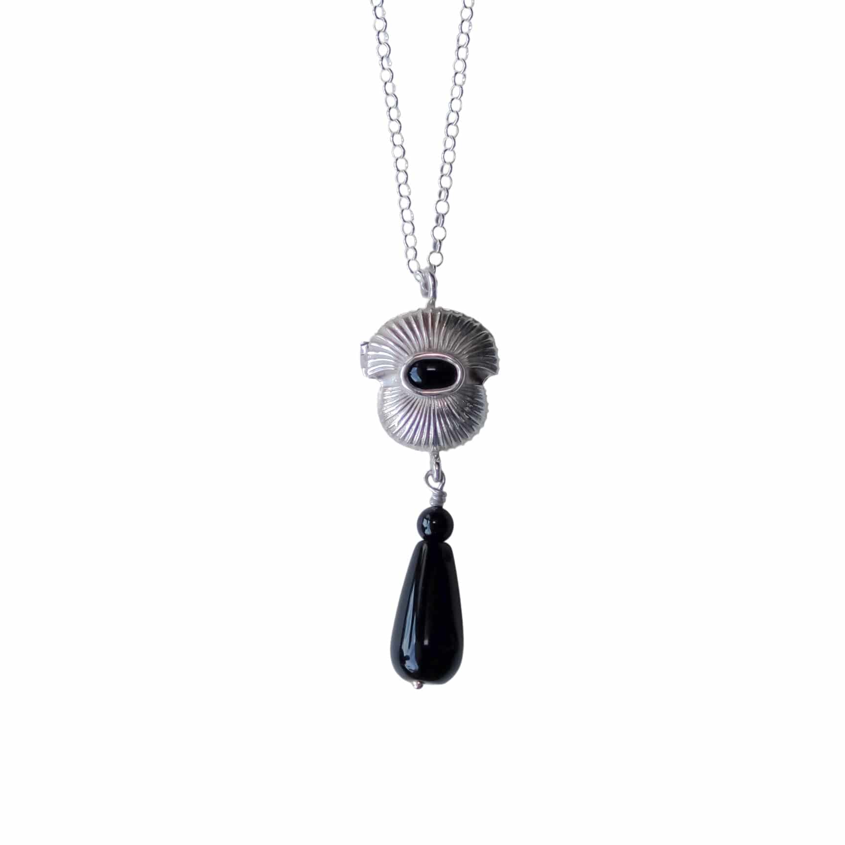 Collar Relicario Oda Ónix - miniatura 1