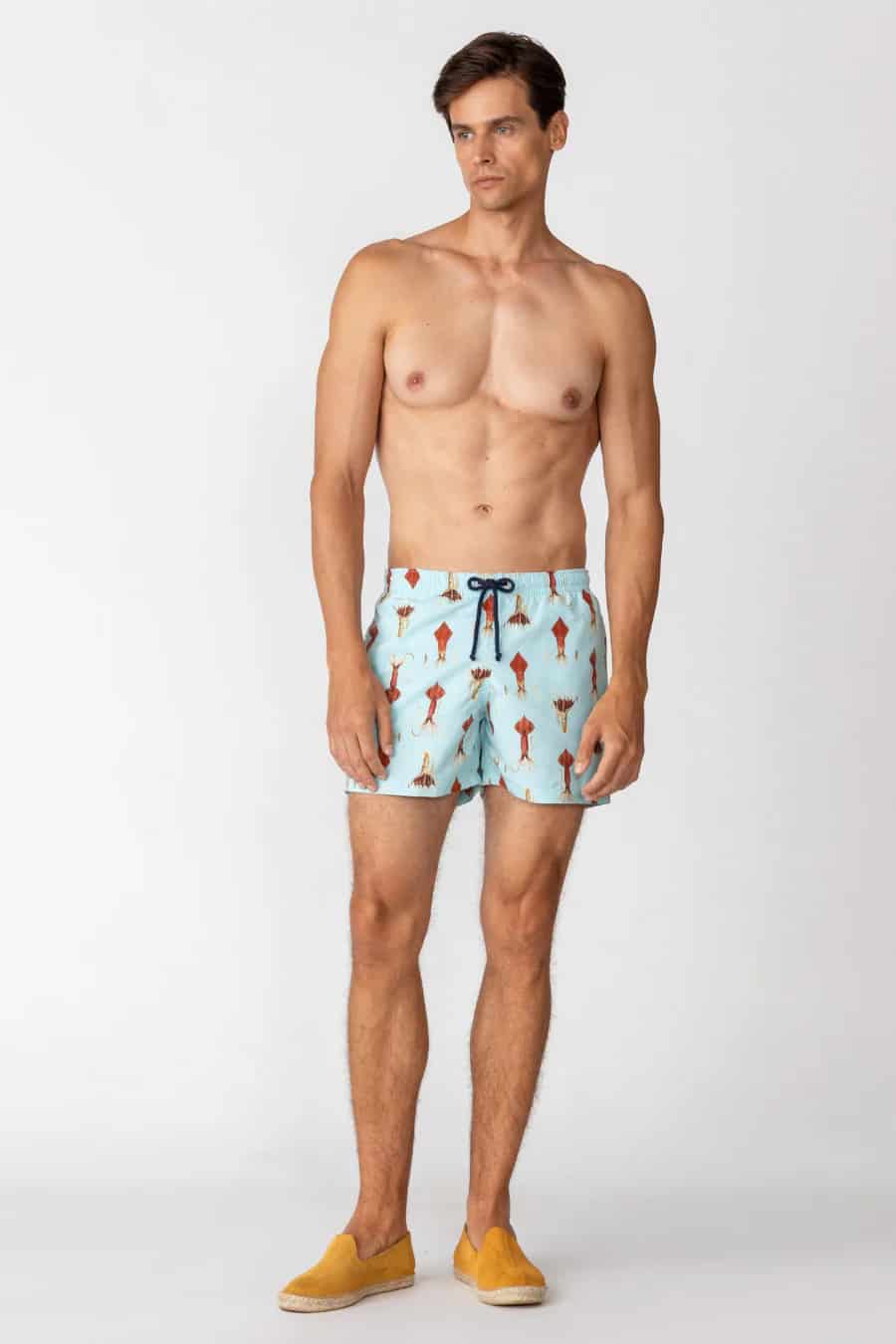 Men's swim trunk white egret - miniatura 3