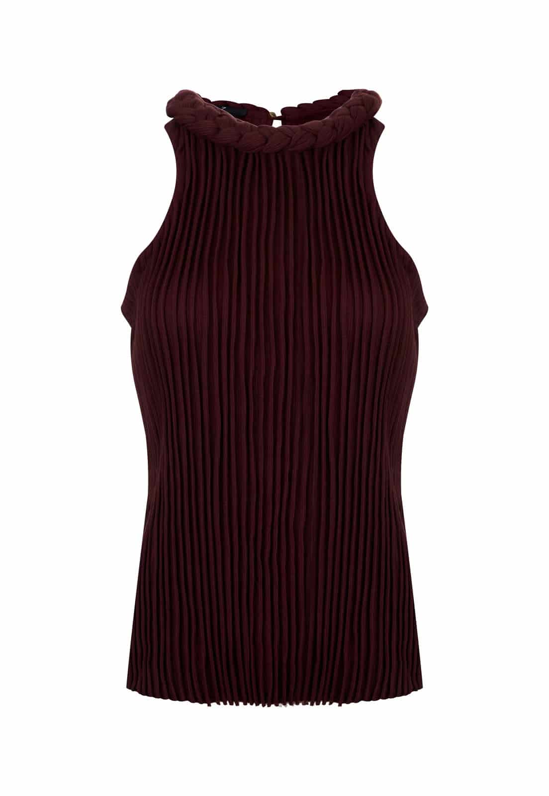 BRAIDED FURROWS TOP - miniatura 1