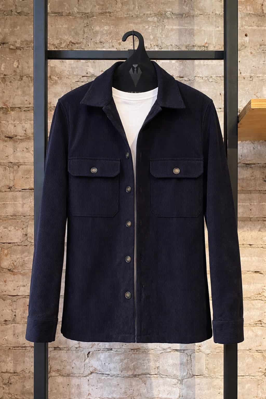 Chaqueta Para Hombre en Corduroy Negro - miniatura 1