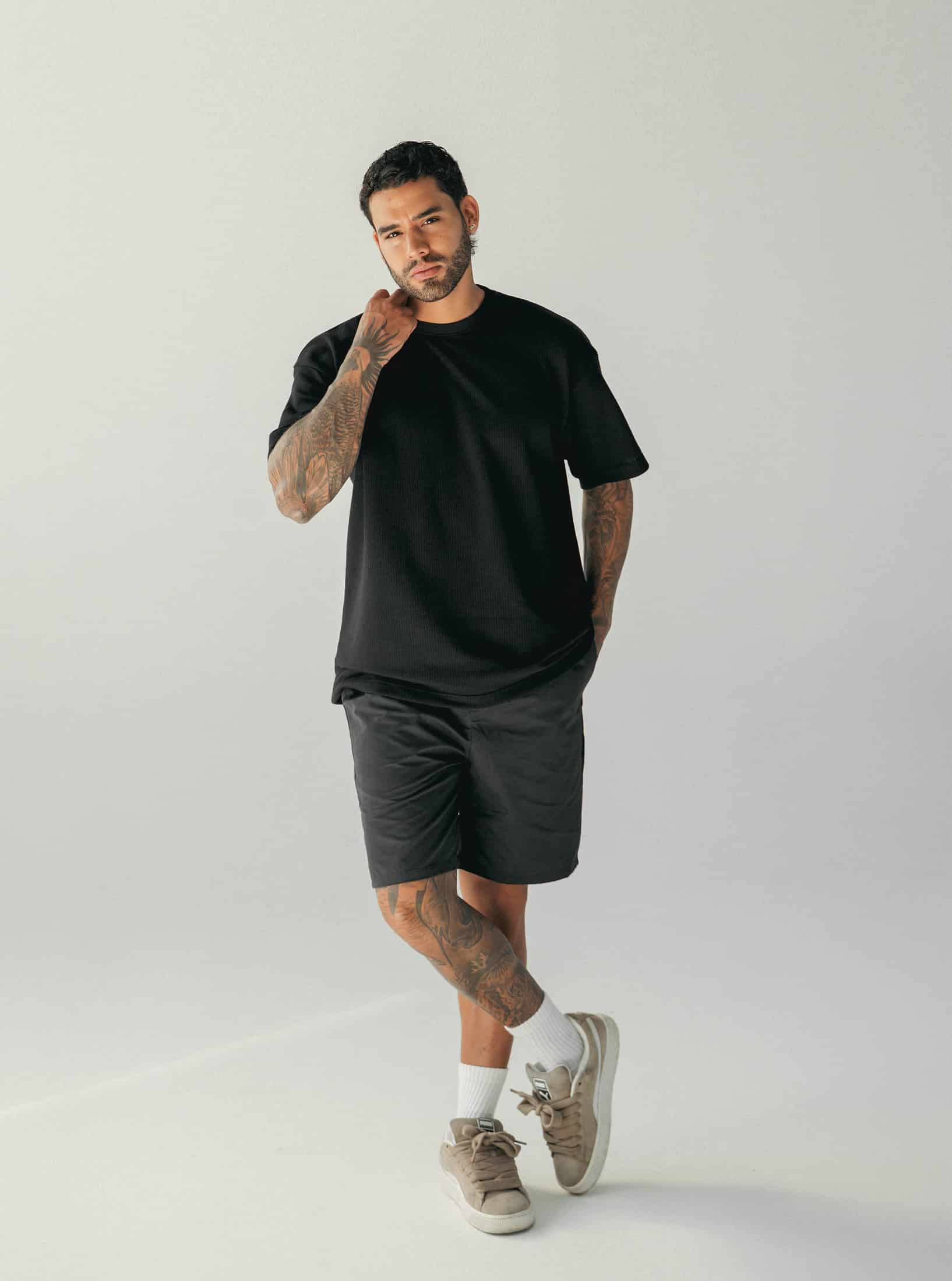 Grid Tee Black - miniatura 3