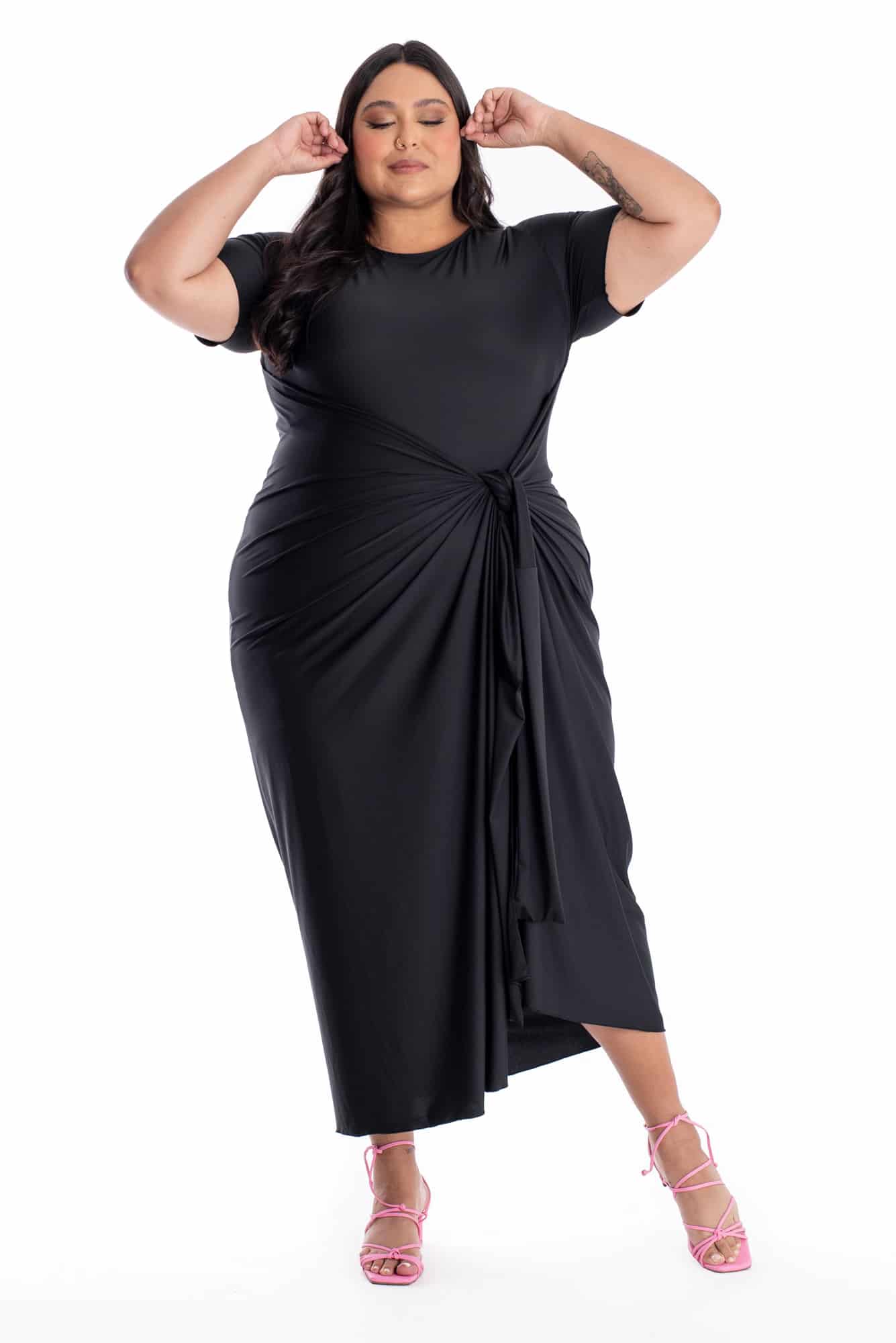Vestido Diverso Negro - miniatura 10