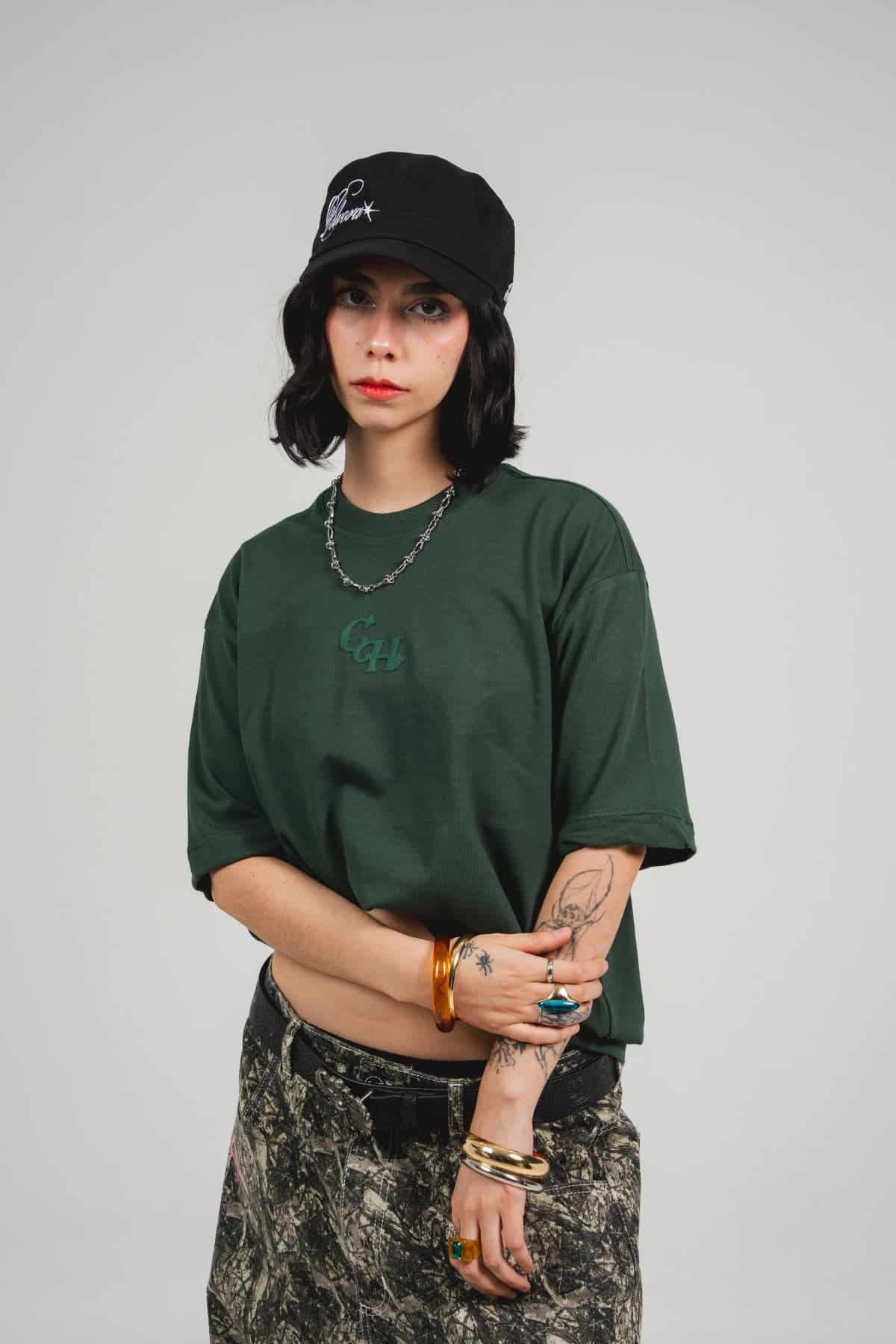 Camiseta Chill Dinamita Verde - miniatura 1