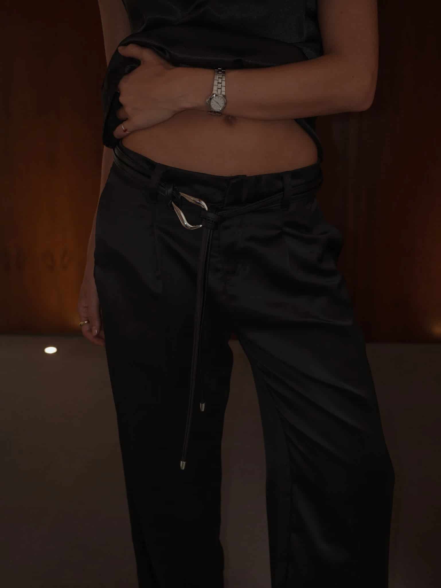 NOT SO MODEST TROUSER - BLACK - miniatura 4