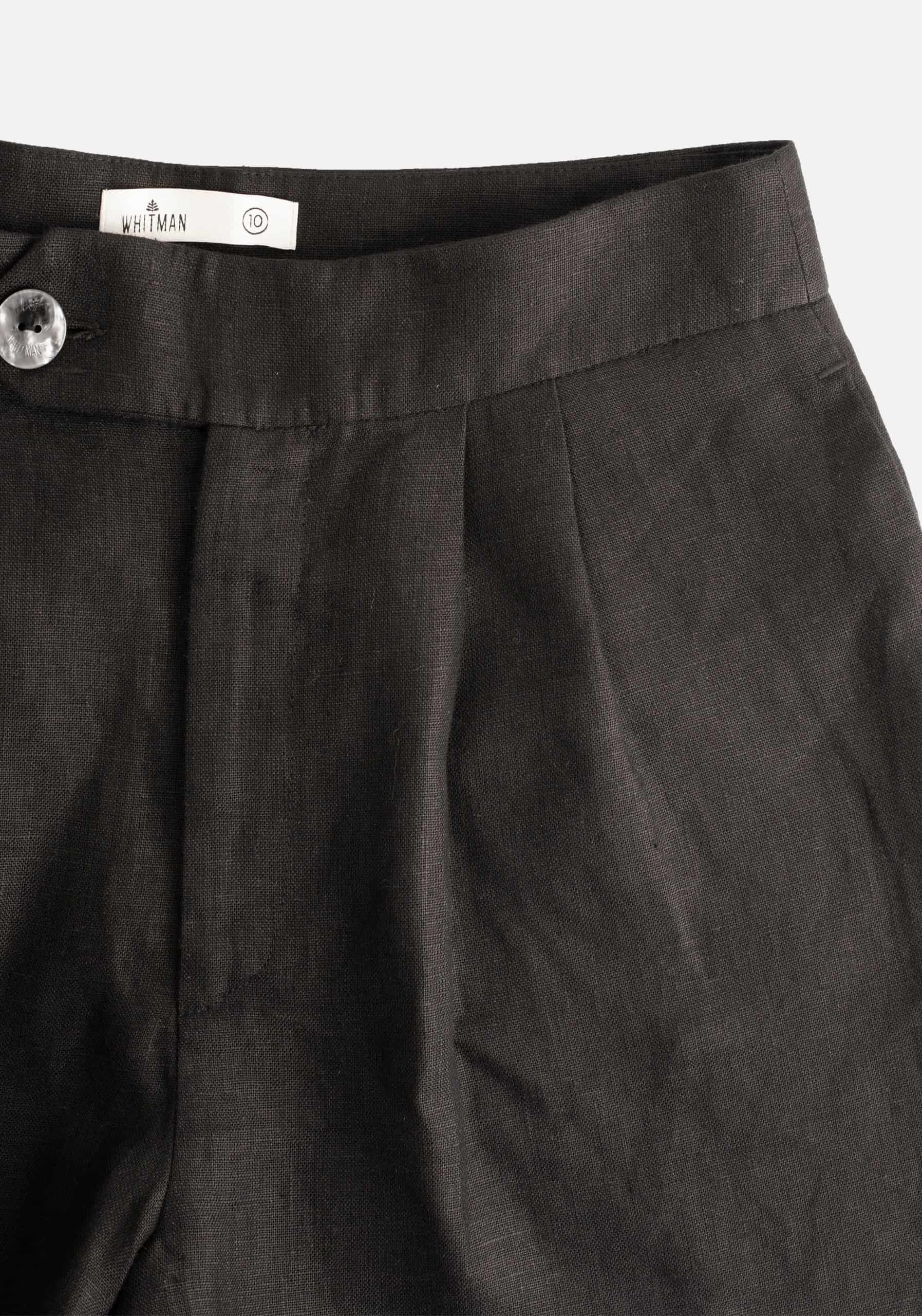 Short M Mistral Lino Negro - miniatura 2