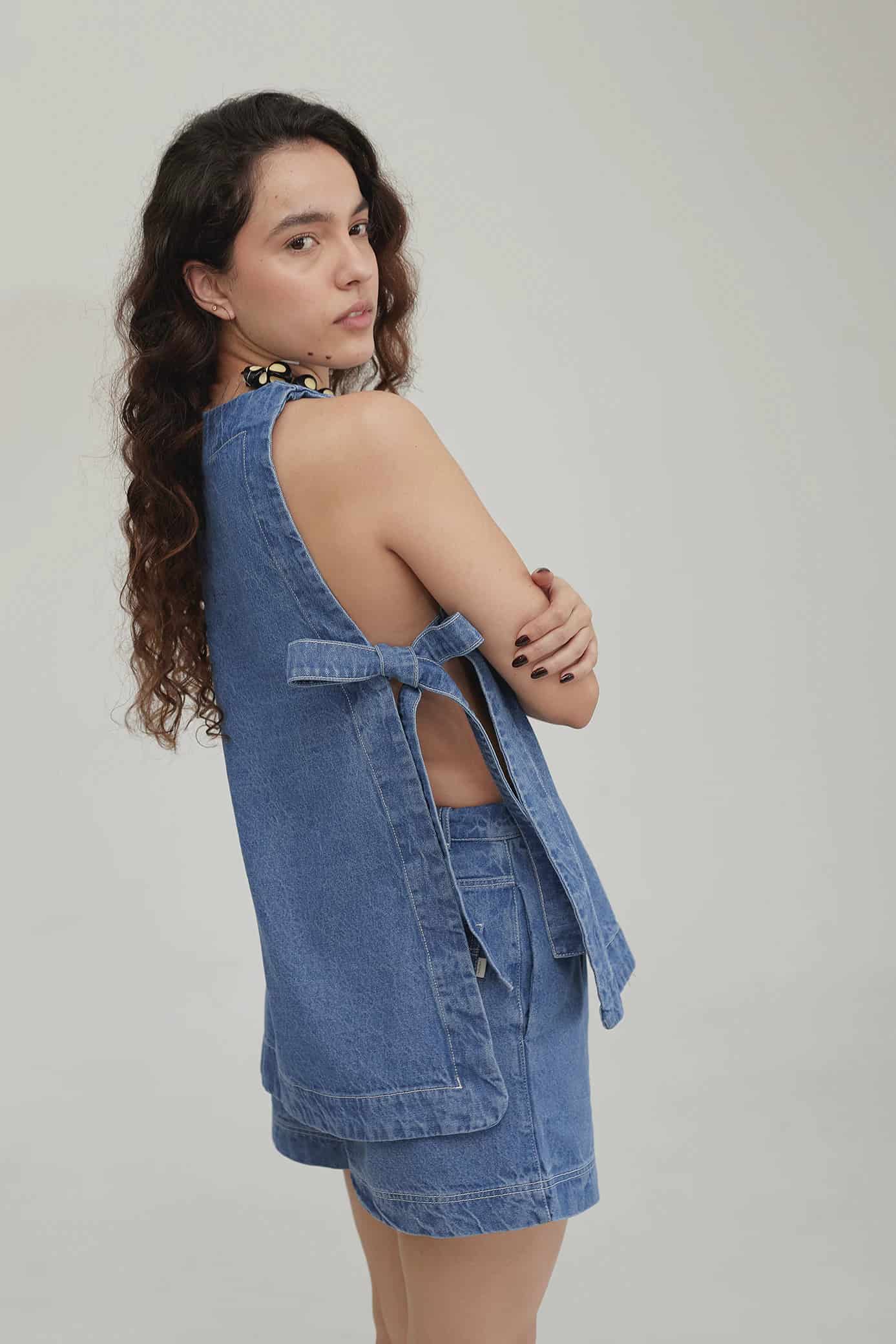 Top Hermandad Denim - miniatura 3