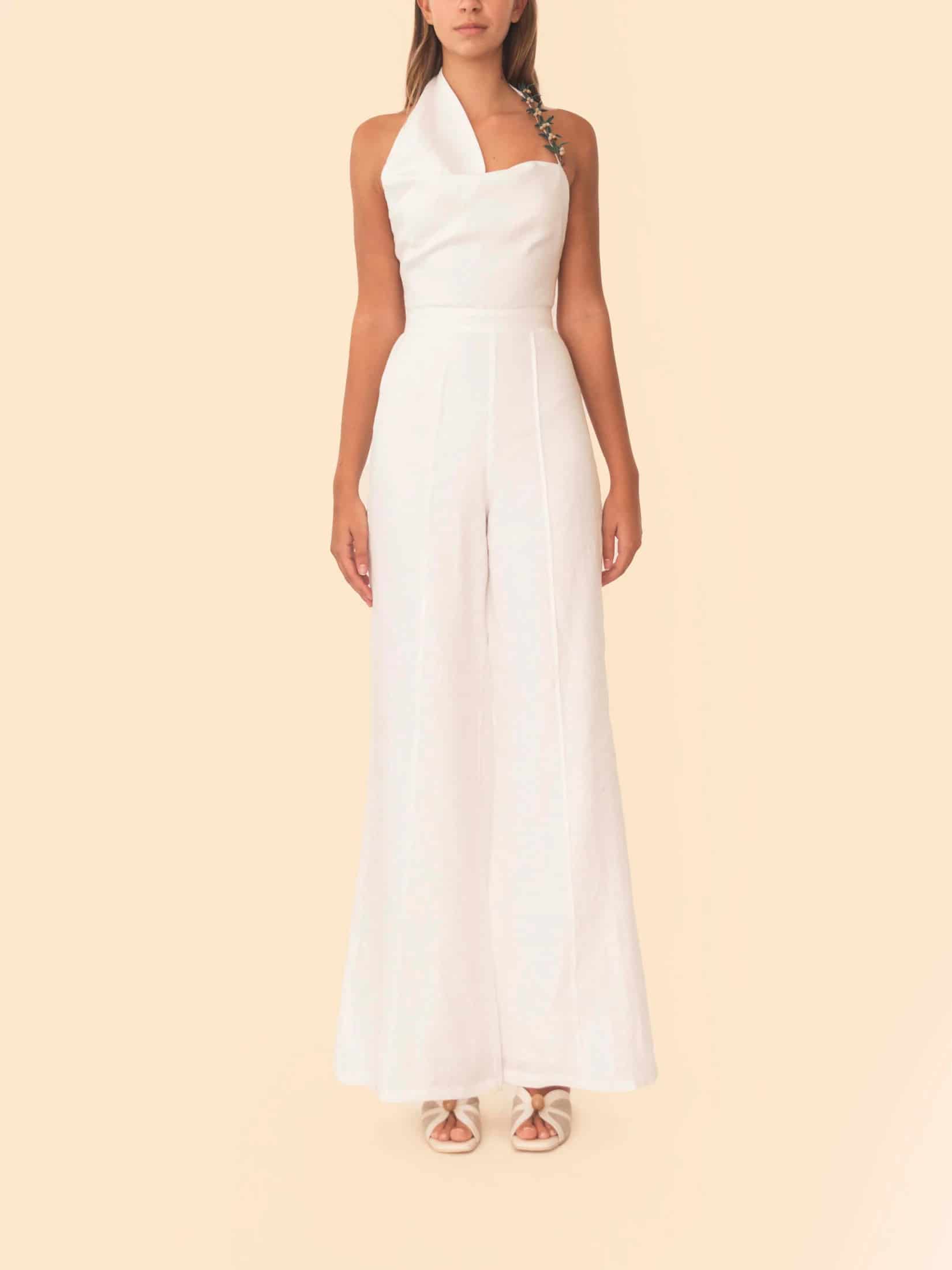 ZANE JUMPSUIT IVORY - miniatura 2